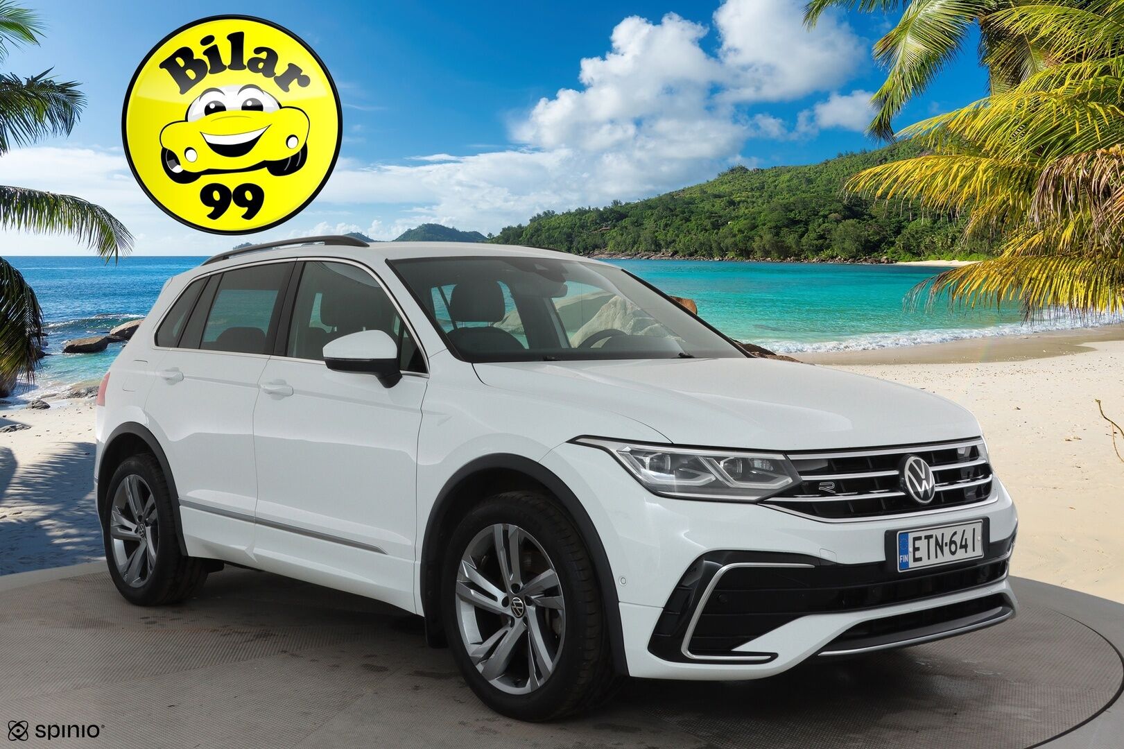 Volkswagen Tiguan 2021 R-Line eHybrid 180 kW DSG-autm **Adapt.vakkari / Matrix LED / P.tutkat / Digimittaristo / Sporttipenkit / KeylessGo** - Akku kuntotarkastettu / Suomi-auto / Kahdet renkaat aluvanteilla