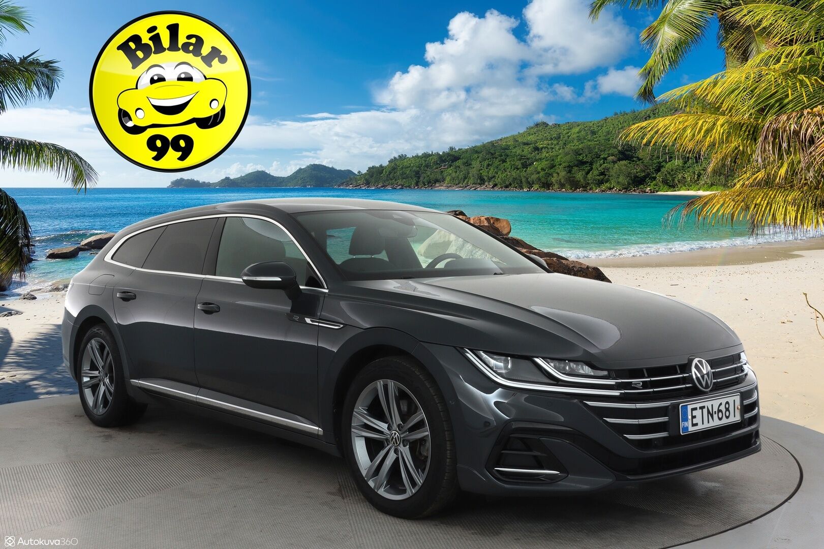 Volkswagen Arteon 2021 Shooting Brake R-Line eHybrid 160 kW DSG **HUD / Digimittaristo / Webasto / P-tutkat / Koukku / Adapt.vakkari** - 1-Om Suomi-auto / Akku kuntotarkastettu / 2x alut