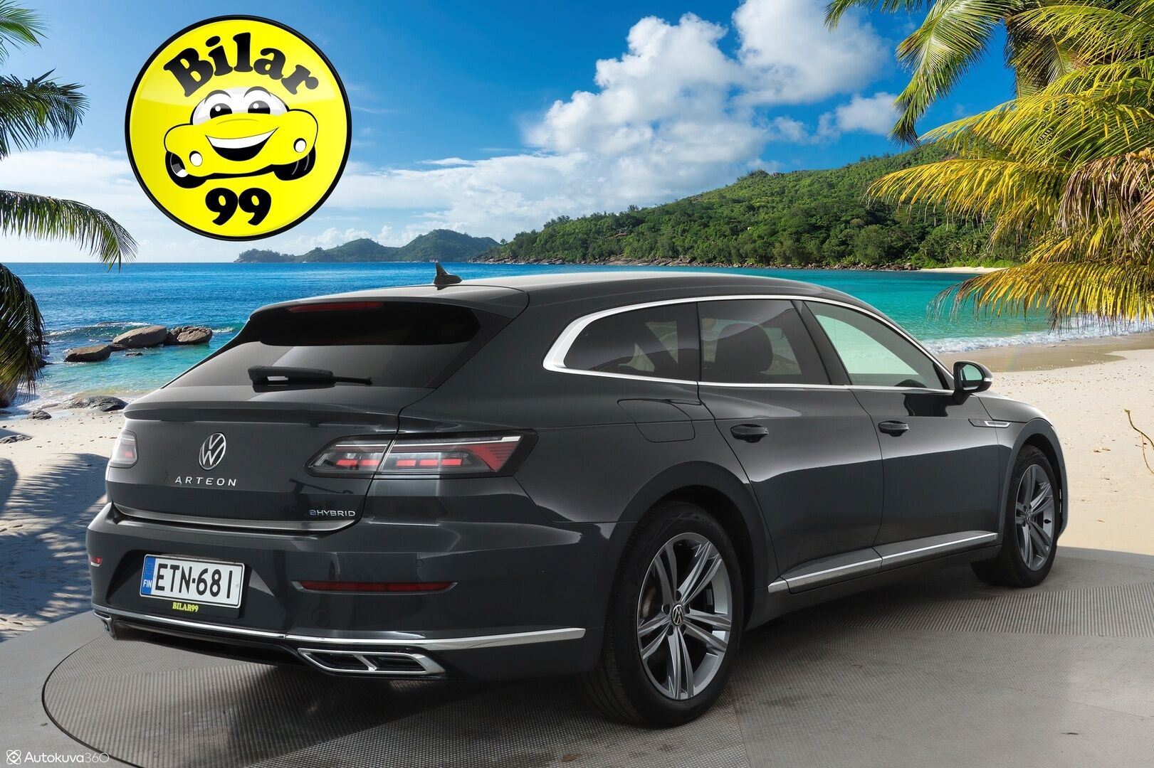Volkswagen Arteon 2021 Shooting Brake R-Line eHybrid 160 kW DSG **HUD / Digimittaristo / Webasto / P-tutkat / Koukku / Adapt.vakkari** - 1-Om Suomi-auto / Akku kuntotarkastettu / 2x alut
