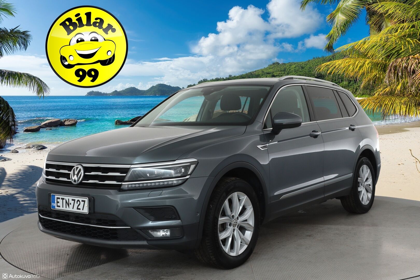 Volkswagen Tiguan Allspace 2021 Highline 1,5 TSI EVO 110 kW DSG **360-kamera / LED / Digimittari / KeylessGo / Adapt.Vakkari / Ratinlämmitin** - 1-Om Suomi-auto / 2x alut