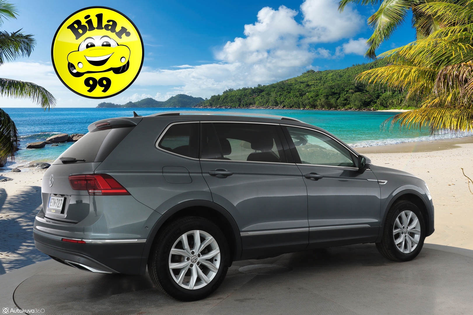 Volkswagen Tiguan Allspace 2021 Highline 1,5 TSI EVO 110 kW DSG **360-kamera / LED / Digimittari / KeylessGo / Adapt.Vakkari / Ratinlämmitin** - 3,99% KORKOTARJOUS TÄHÄN AUTOON 21.9. ASTI - 1-Om Suomi-auto / 2x alut / Todella kattavat varusteet!