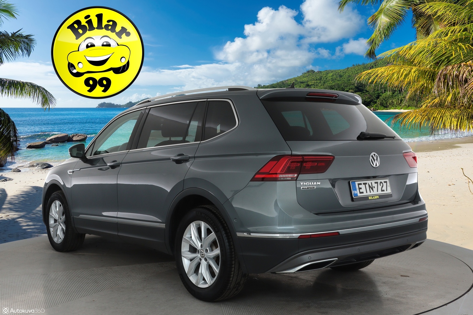 Volkswagen Tiguan Allspace 2021 Highline 1,5 TSI EVO 110 kW DSG **360-kamera / LED / Digimittari / KeylessGo / Adapt.Vakkari / Ratinlämmitin** - 3,99% KORKOTARJOUS TÄHÄN AUTOON 21.9. ASTI - 1-Om Suomi-auto / 2x alut / Todella kattavat varusteet!