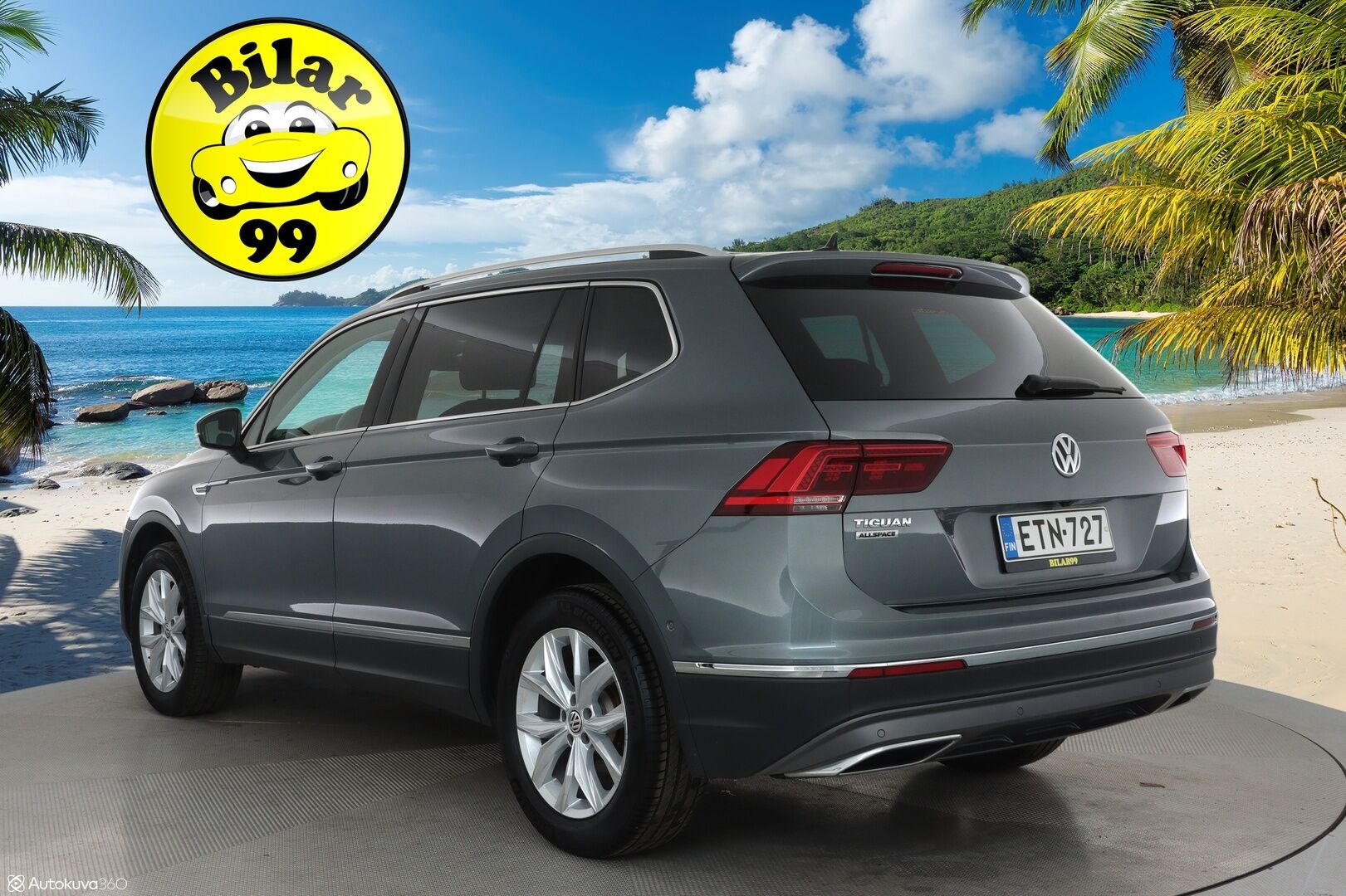 Volkswagen Tiguan Allspace 2021 Highline 1,5 TSI EVO 110 kW DSG **360-kamera / LED / Digimittari / KeylessGo / Adapt.Vakkari / Ratinlämmitin** - 1-Om Suomi-auto / 2x alut