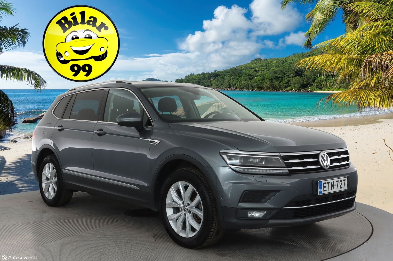 Volkswagen Tiguan Allspace 2021 Highline 1,5 TSI EVO 110 kW DSG **360-kamera / LED / Digimittari / KeylessGo / Adapt.Vakkari / Ratinlämmitin** - 1-Om Suomi-auto / 2x alut