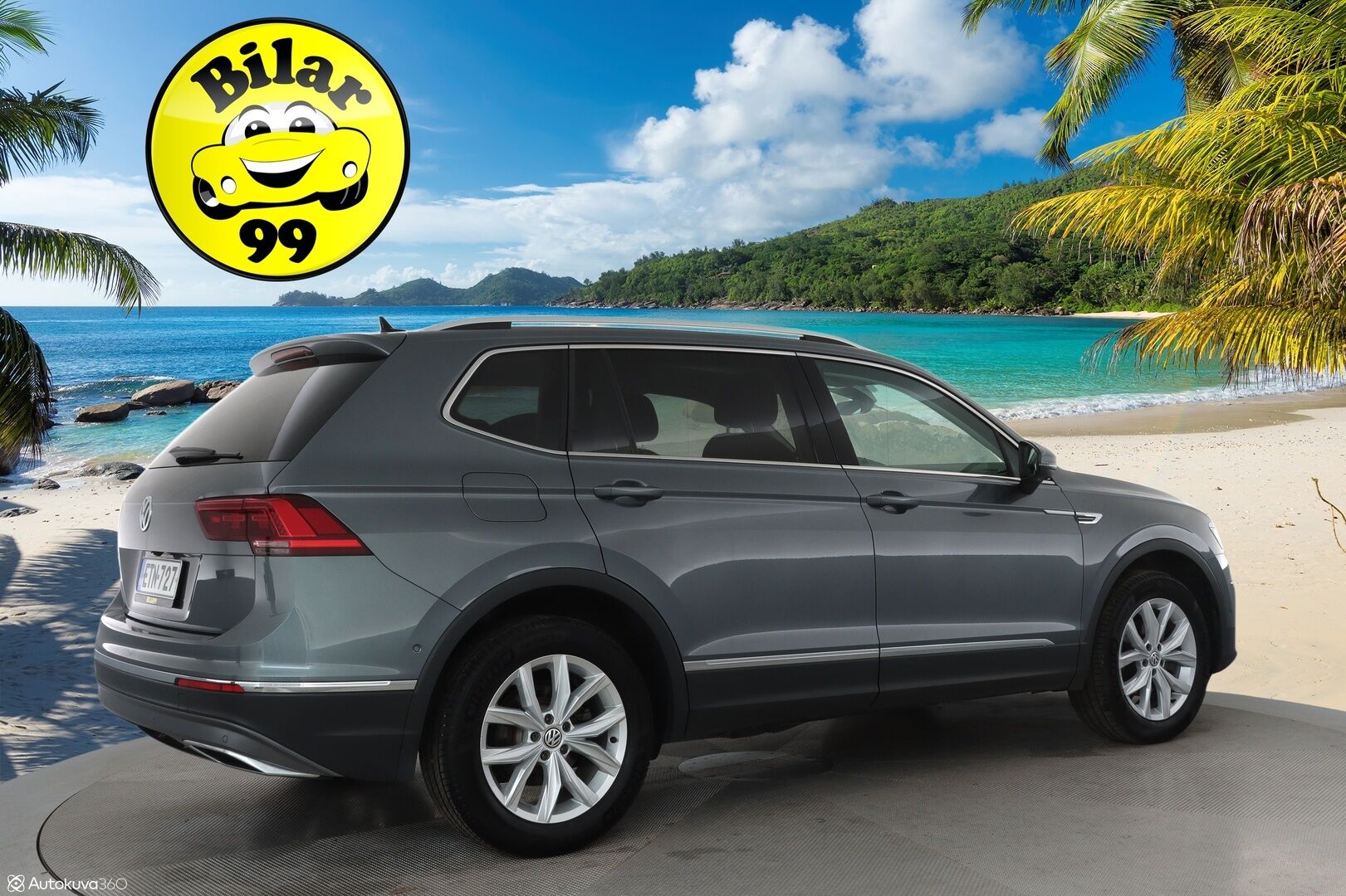 Volkswagen Tiguan Allspace 2021 Highline 1,5 TSI EVO 110 kW DSG **360-kamera / LED / Digimittari / KeylessGo / Adapt.Vakkari / Ratinlämmitin** - 1-Om Suomi-auto / 2x alut