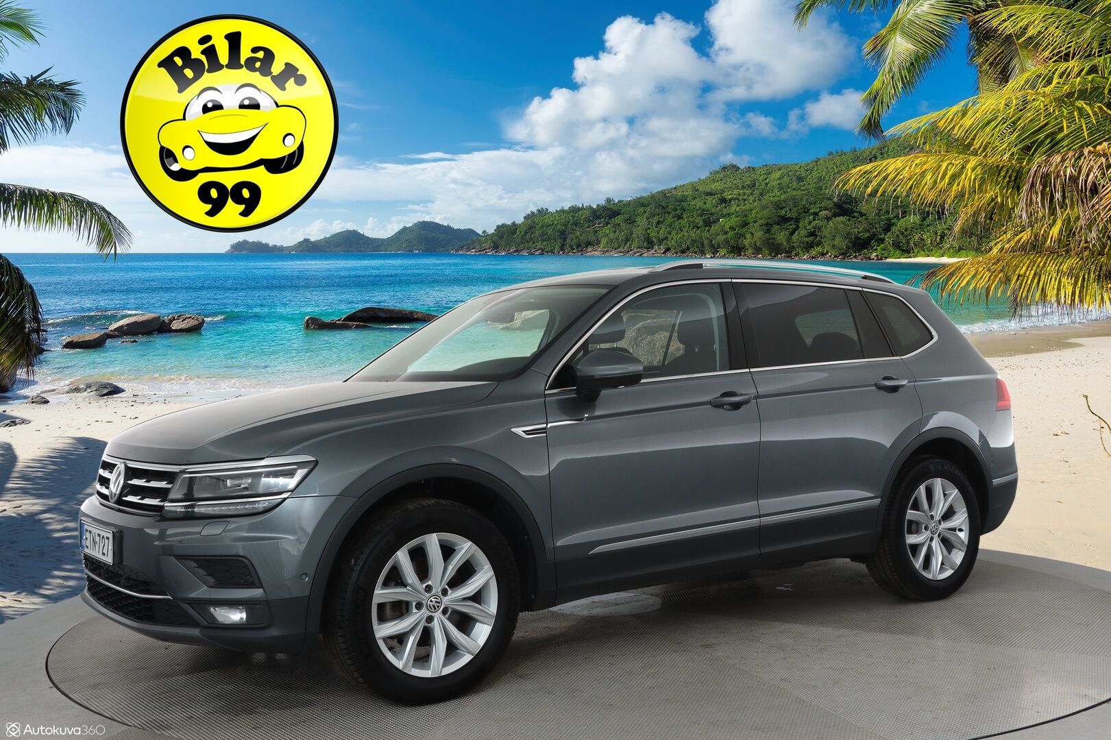 Volkswagen Tiguan Allspace 2021 Highline 1,5 TSI EVO 110 kW DSG **360-kamera / LED / Digimittari / KeylessGo / Adapt.Vakkari / Ratinlämmitin** - 1-Om Suomi-auto / 2x alut