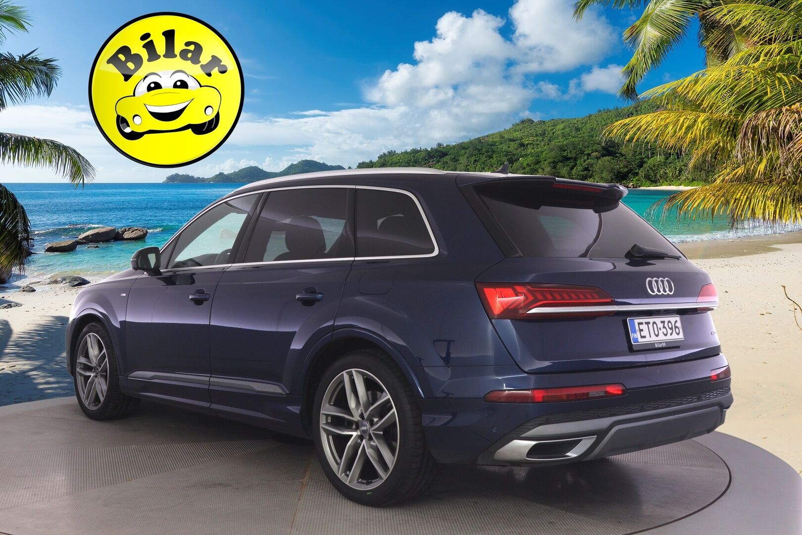 Audi Q7 2021 55 TFSI e Quattro S-Line - * 2x S-Line | ACC | 360 | Panorama | B&O | Matrix Led | Muistipenkki | Ilma-Alusta | Keyless | Koukku | Merkkihuollot *