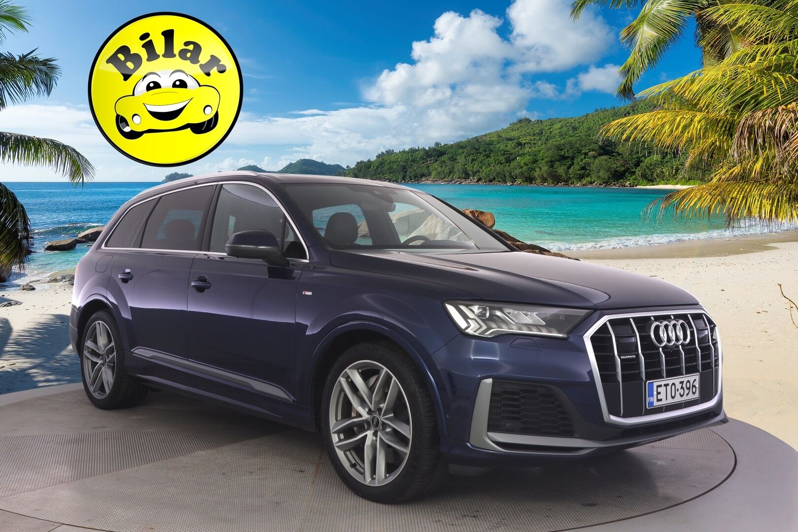 Audi Q7 2021 55 TFSI e Quattro S-Line - * 2x S-Line | ACC | 360 | Panorama | B&O | Matrix Led | Muistipenkki | Ilma-Alusta | Keyless | Koukku | Merkkihuollot *
