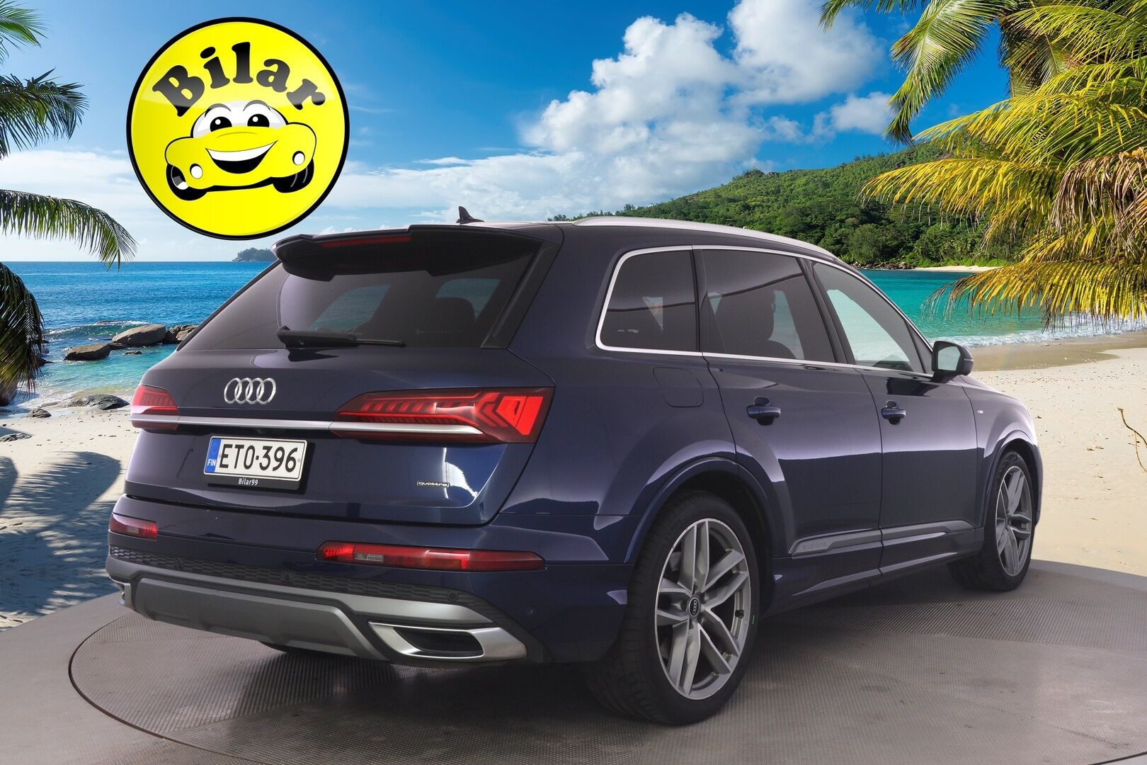 Audi Q7 2021 55 TFSI e Quattro S-Line - * 2x S-Line | ACC | 360 | Panorama | B&O | Matrix Led | Muistipenkki | Ilma-Alusta | Keyless | Koukku | Merkkihuollot *