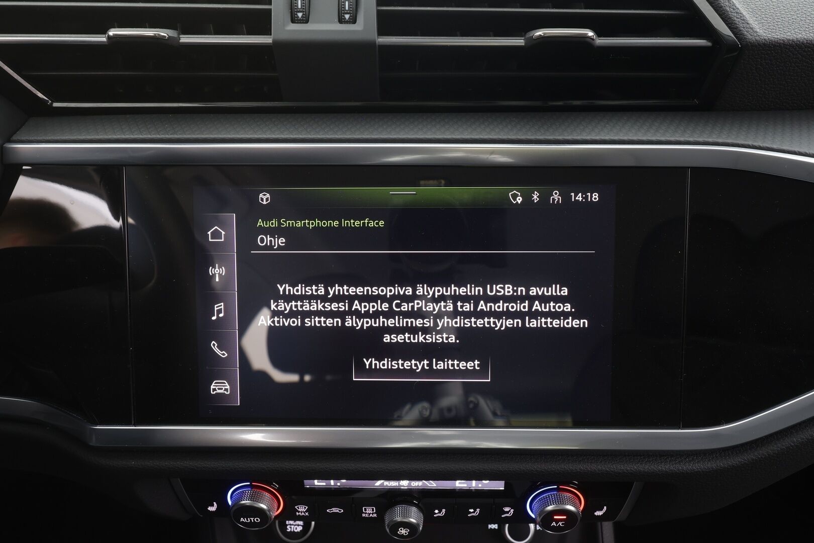 Audi Q3 2021 Business 45 TFSI e 180 kW S tronic Electrified Edition - | ACC | P.kamera | Sporttipenkit | Keyless | Digimittaristo | Kaistavahti | LED | Apple & Android | Merkkihuollot | 1-om suomiauto |