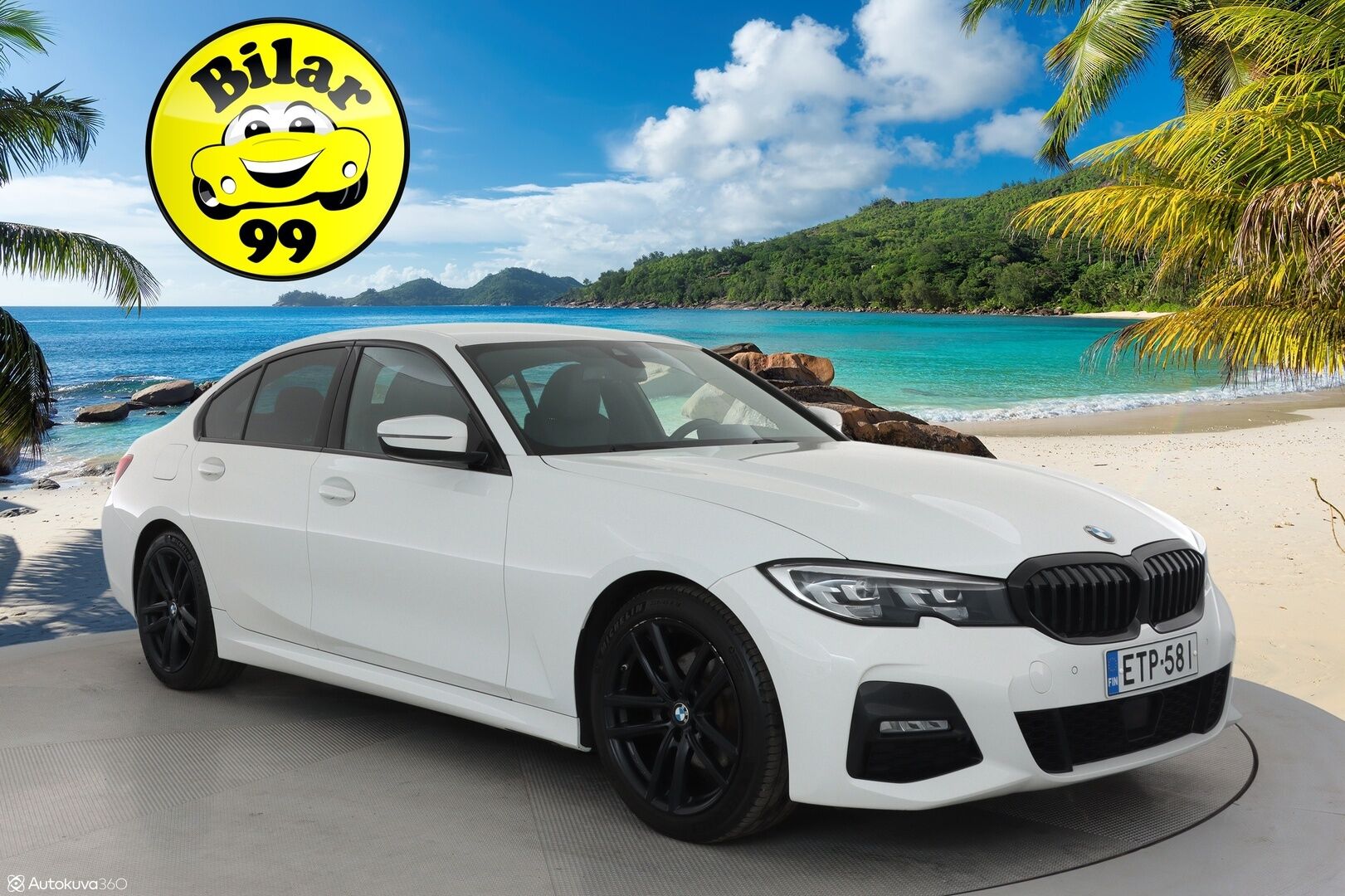 BMW 320 2021 G20 Sedan 320i A Business M Sport **Adapt. vakkari / Webasto / HarmanKardon / Rattivaihteet / P.tutkat** - 3,99 % KORKOTARJOUS TÄHÄN AUTOON - 1-om. Suomi-auto / Shadowline / P.tutkat / LED / Sporttipenkit 