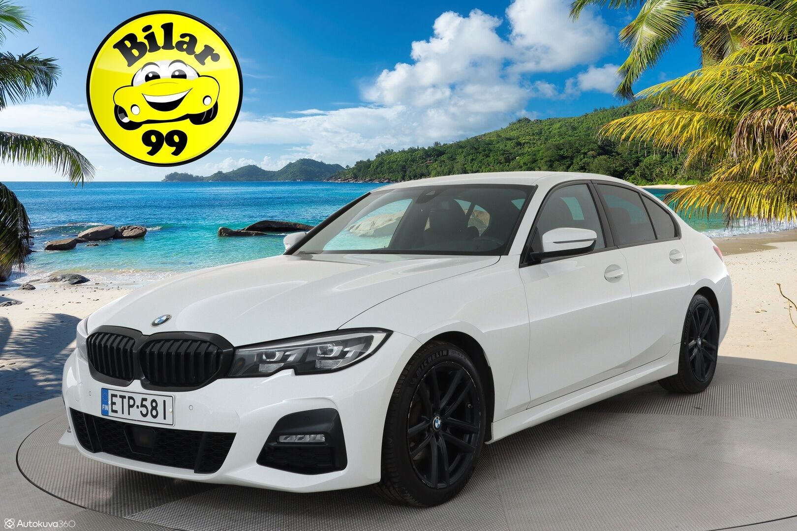 BMW 320 2021 G20 Sedan 320i A Business M Sport **Adapt. vakkari / Webasto / HarmanKardon / Rattivaihteet / P.tutkat** - 3,99 % KORKOTARJOUS TÄHÄN AUTOON - 1-om. Suomi-auto / Shadowline / P.tutkat / LED / Sporttipenkit 