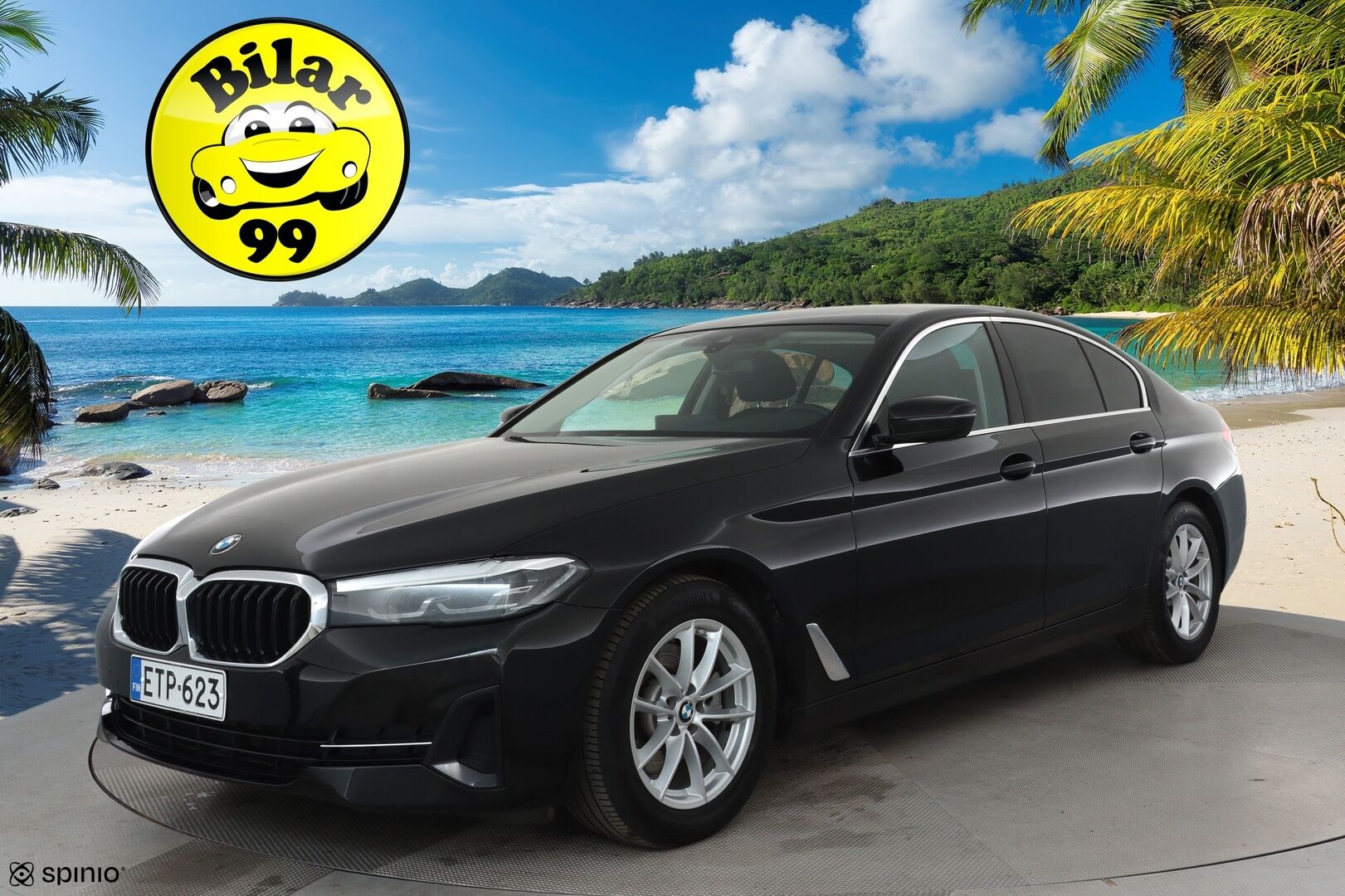 BMW 520 2021 G30 Sedan 520i A MHEV **P.kamera / LED-valot / HiFi / Digimittaristo / Navi / Apple&Android** - 1-om Suomi-auto / Kahdet Renkaat