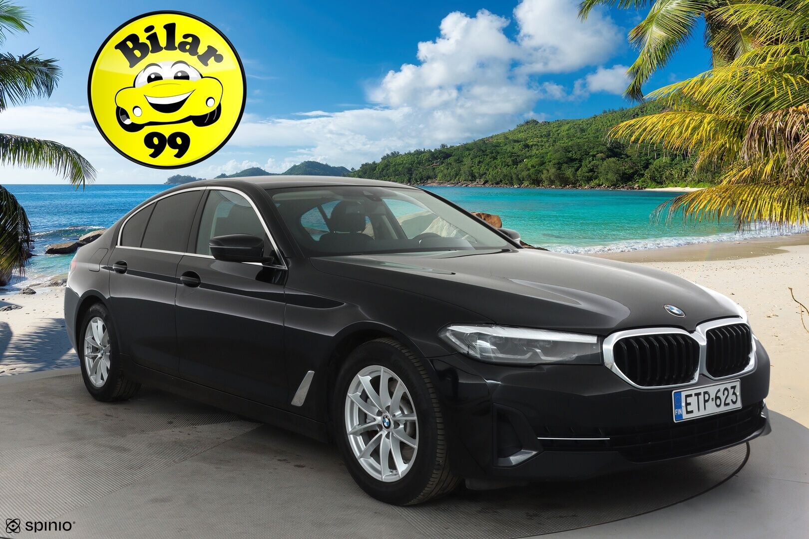 BMW 520 2021 G30 Sedan 520i A MHEV **P.kamera / LED-valot / HiFi / Digimittaristo / Navi / Apple&Android** - 1-om Suomi-auto / Kahdet Renkaat