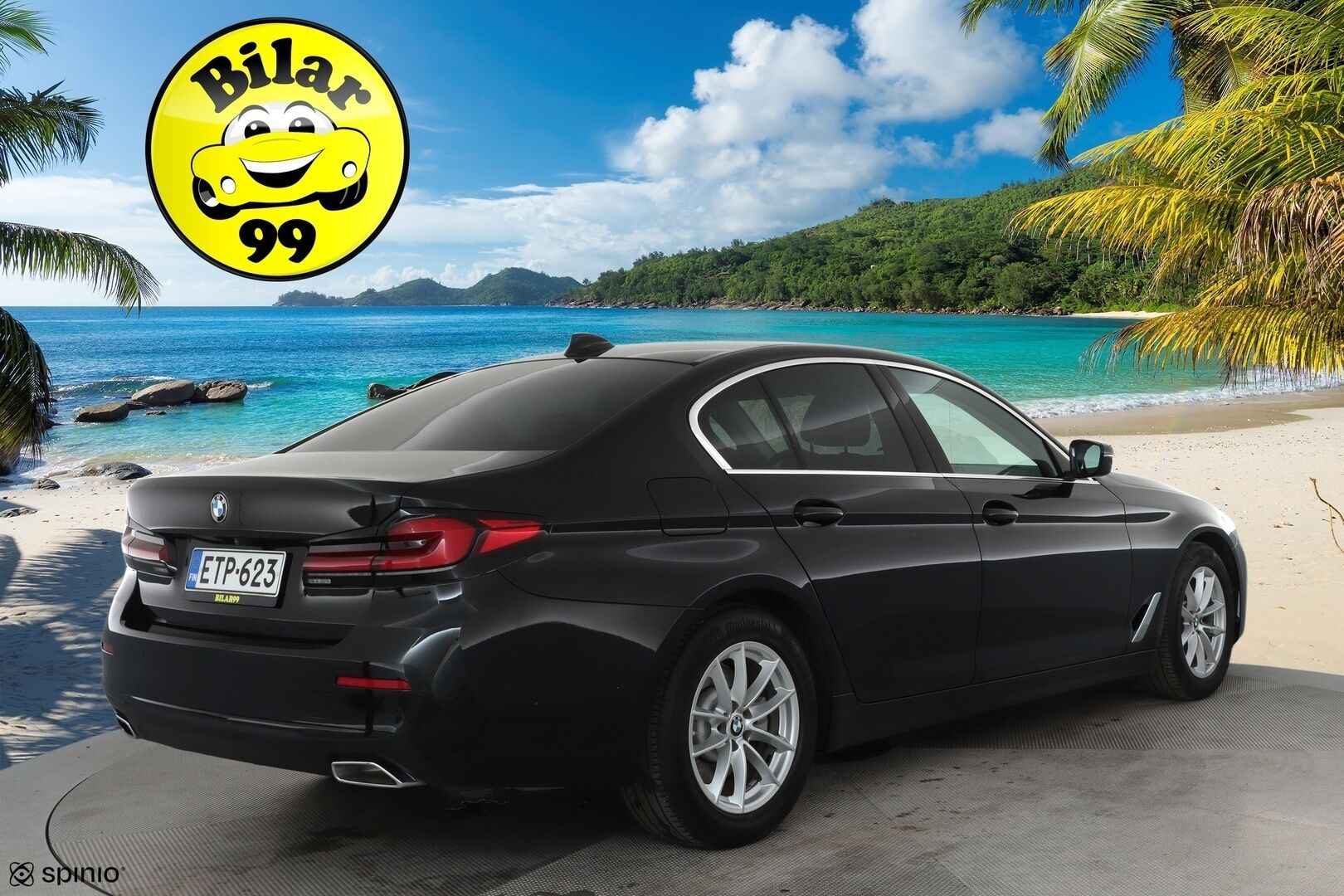 BMW 520 2021 G30 Sedan 520i A MHEV **P.kamera / LED-valot / HiFi / Digimittaristo / Navi / Apple&Android** - 3,99% KORKOTARJOUS TÄHÄN AUTOON 21.9. ASTI - 1-om Suomi-auto / Kahdet Renkaat
