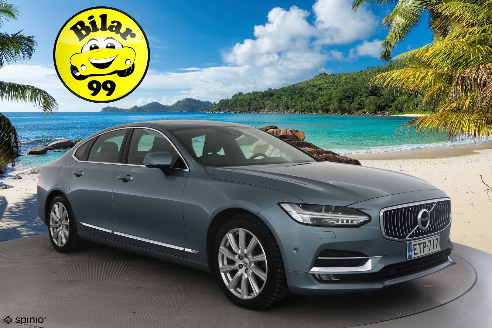 Volvo S90 2017 D4 Business Inscription aut * Webasto / Koukku / ACC / Full-LED / P.Kamera / Sportnahat Muistilla / Navi * - Kahdet renkaat
