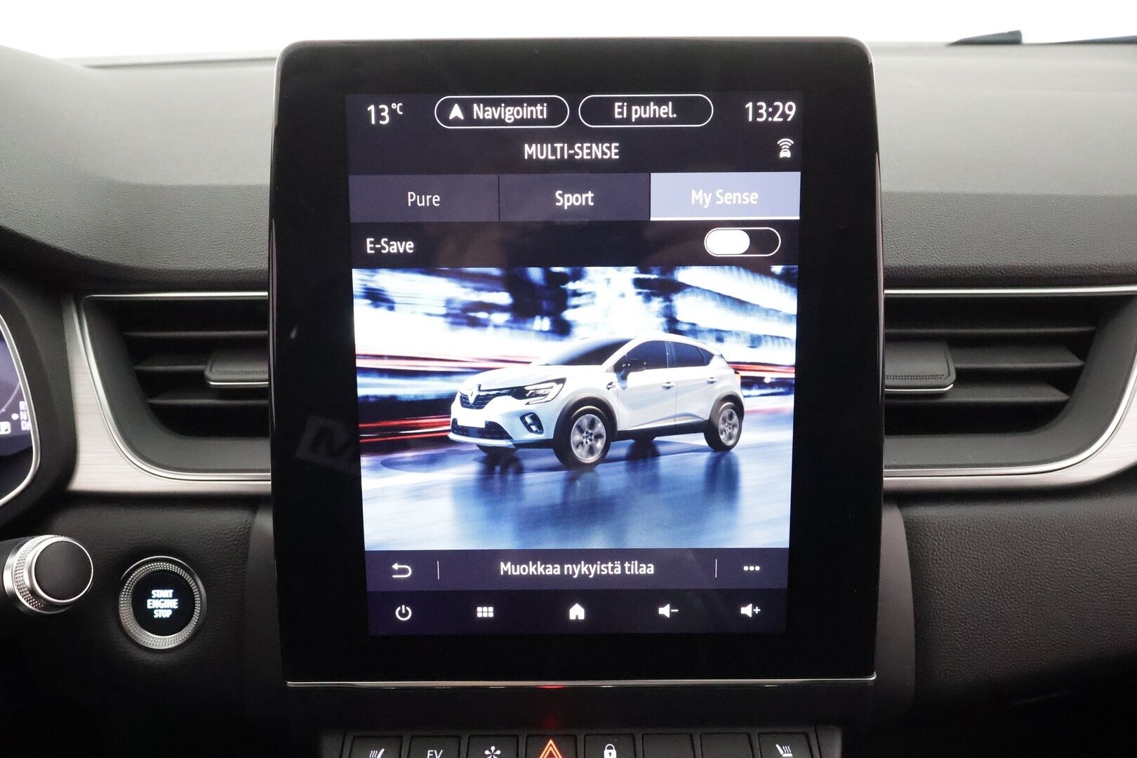 Renault Captur 2021 E-TECH Plug-in hybrid Intens * ACC / LED / P.Kamera / Kaistavahti / Navi / Keyless * - 1-om Suomi-auto / 2x Latauskaapelit / Kahdet renkaat aluvanteilla