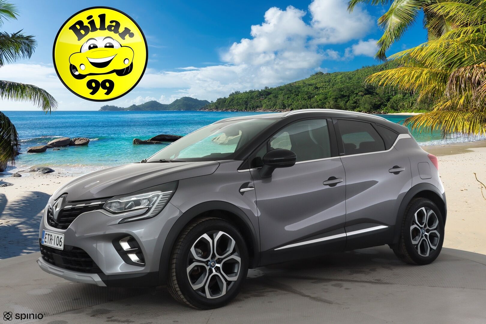 Renault Captur 2021 E-TECH Plug-in hybrid Intens - ACC | LED | P.Kamera | Kaistavahti | Navi | Keyless |1-om Suomi-auto | 2x Latauskaapelit | Kahdet renkaat aluvanteilla