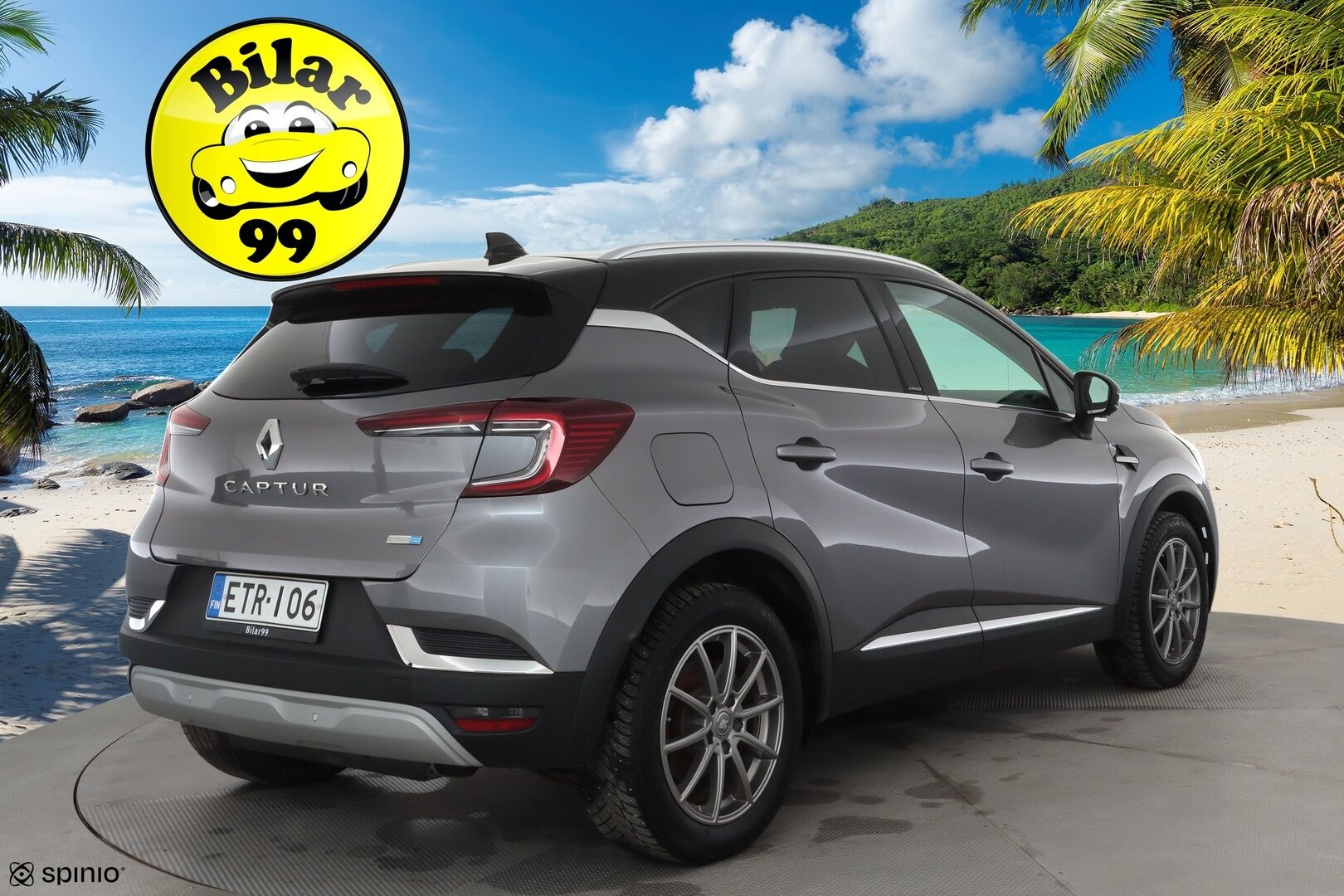 Renault Captur 2021 E-TECH Plug-in hybrid Intens - ACC | LED | P.Kamera | Kaistavahti | Navi | Keyless |1-om Suomi-auto | 2x Latauskaapelit | Kahdet renkaat aluvanteilla