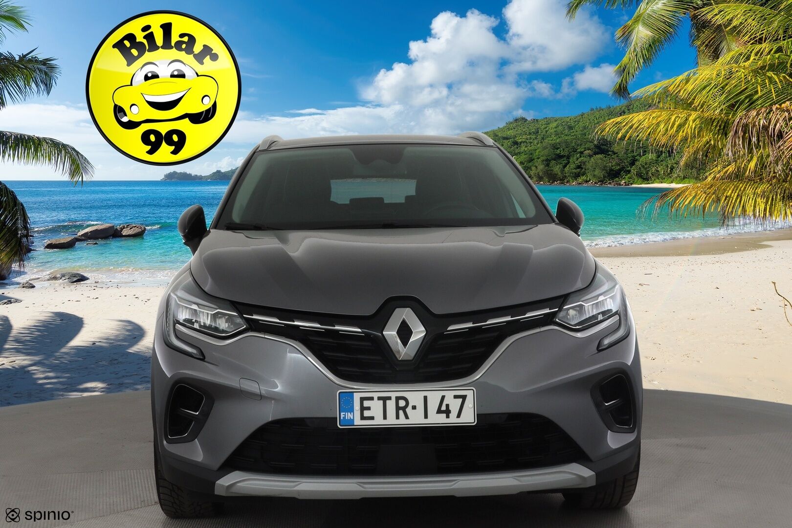 Renault Captur 2021 E-TECH Plug-in hybrid Intens * ACC / LED-Pure Vision / P.Kamera / Navi / Kaistavahti / KeylessGO * - 1-om. Suomi-auto / 2x Latauskaapelit / Kahdet renkaat Renaultin aluvantein / Akku kuntotarkastettu / Viimeisin huolto 47tkm - HULLUT JOULUT KORKOTARJOUS 2,49% 