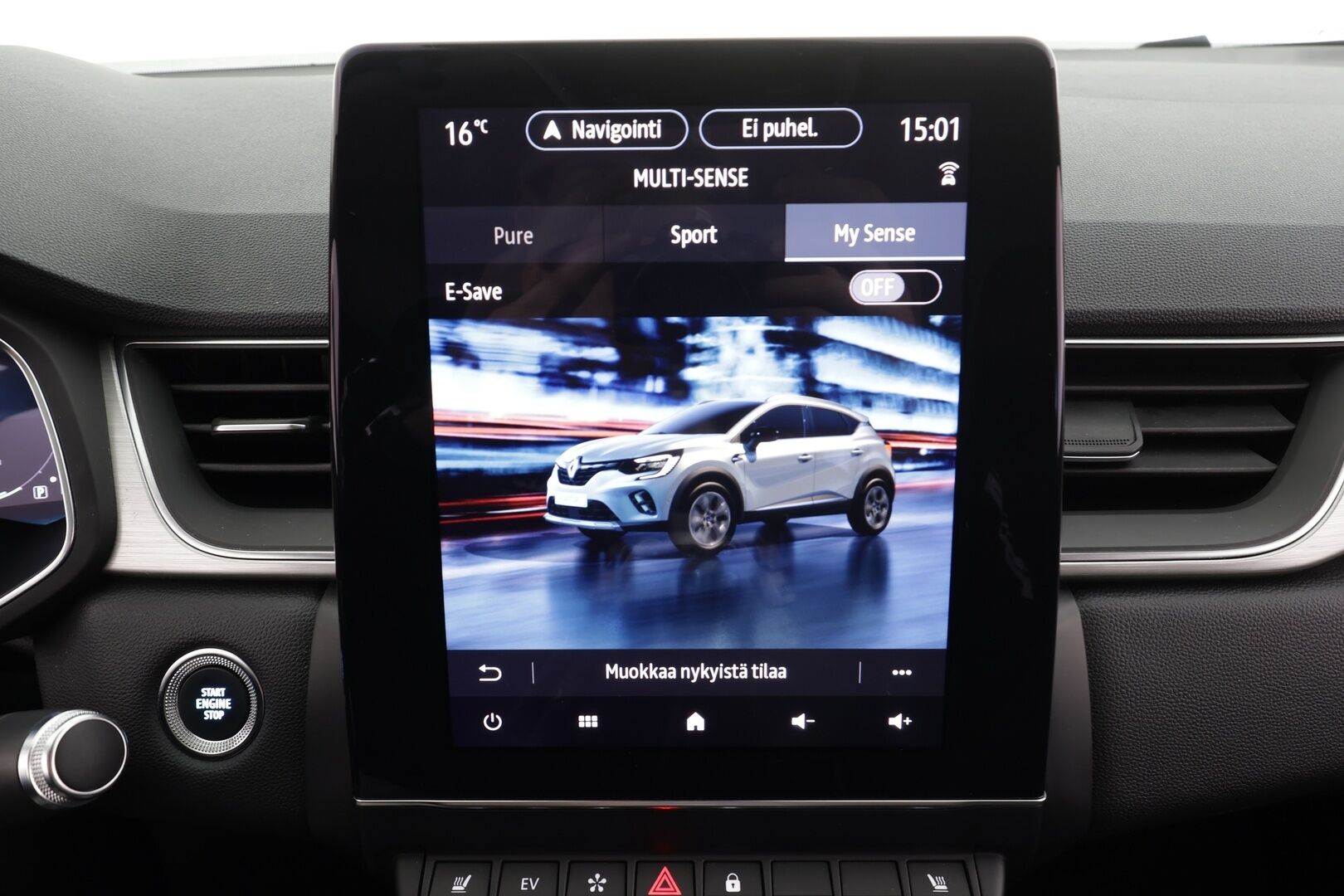 Renault Captur 2021 E-TECH Plug-in hybrid Intens * ACC / LED-Pure Vision / P.Kamera / Navi / Kaistavahti / KeylessGO * - 1-om. Suomi-auto / 2x Latauskaapelit / Kahdet renkaat Renaultin aluvantein / Akku kuntotarkastettu / Viimeisin huolto 47tkm - HULLUT JOULUT KORKOTARJOUS 2,49% 