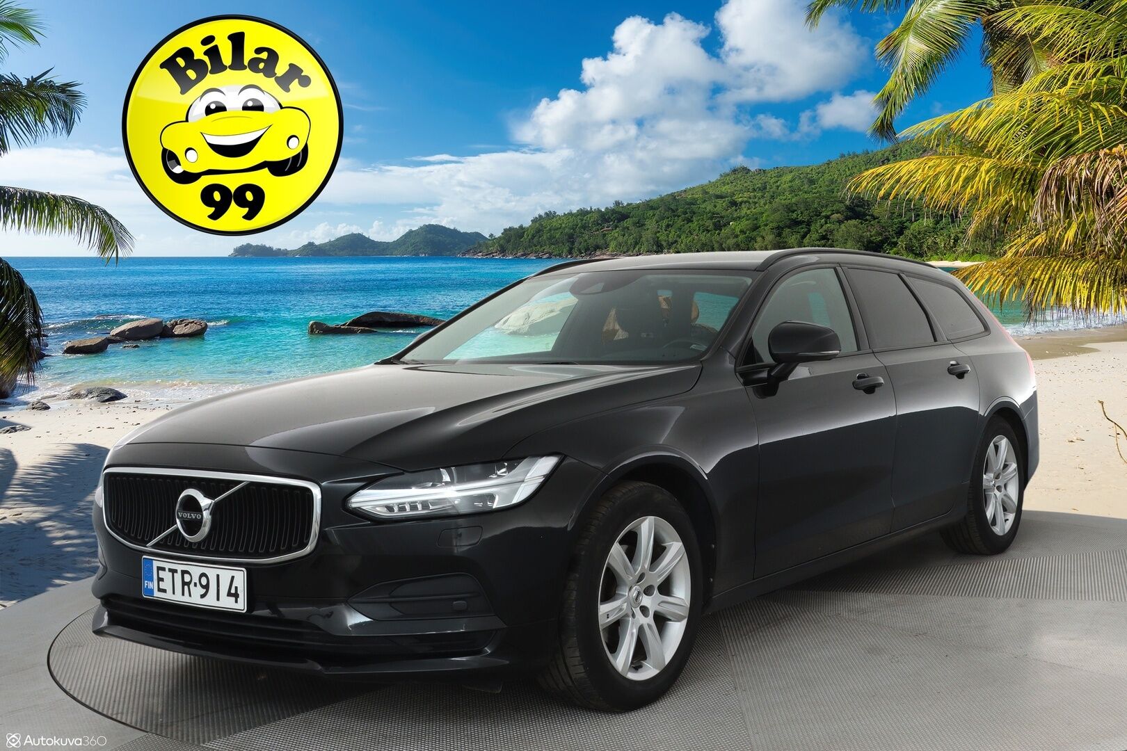Volvo V90 2018 D3 Momentum Business aut - Webasto / Adapt.Vakkari / Adapt.LED / Vetokoukku / Ratinlämmitys / VOC / Peruutustutka / Jakopää tehty!