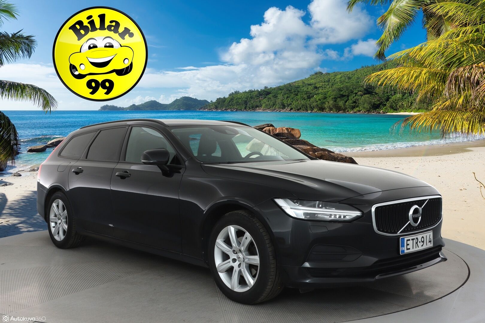 Volvo V90 2018 D3 Momentum Business aut - Webasto / Adapt.Vakkari / Adapt.LED / Vetokoukku / Ratinlämmitys / VOC / Peruutustutka / Jakopää tehty!