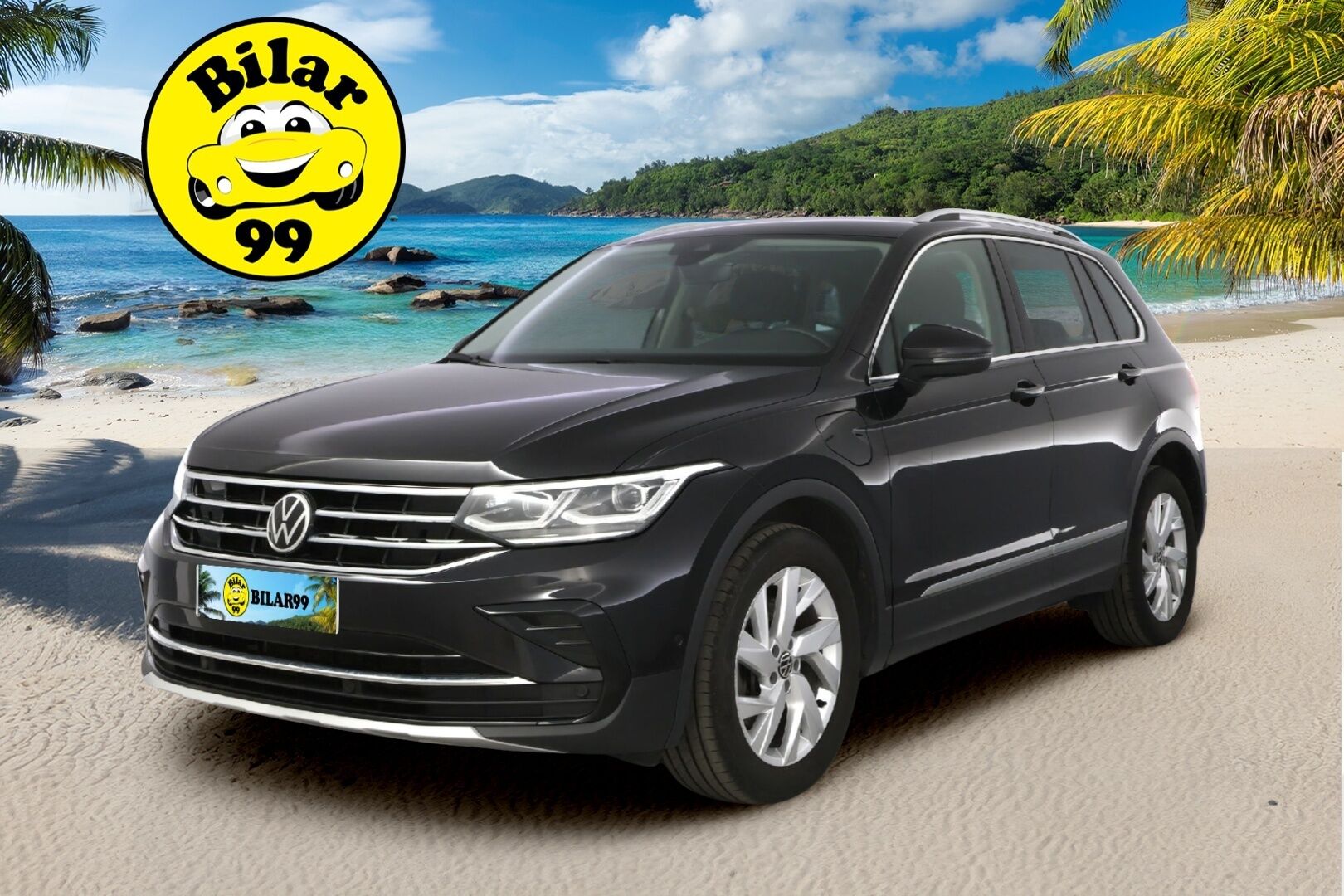 Volkswagen Tiguan 2021 Style eHybrid 180 kW DSG ** 1.om Suomi-auto / Digimittari / Adapt.vakkari / P-Kamera / TULOSSA ** - Vetokoukku / Keyless / Matrix LED 