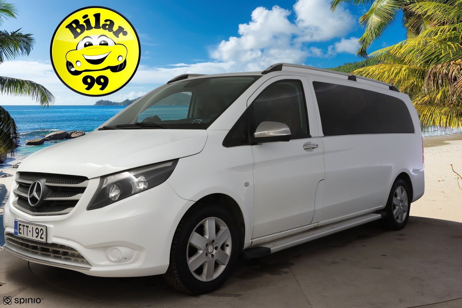 Mercedes-Benz VITO 2017 114CDI KB pitkä A3 9HLÖ * Webasto / Peruutuskamera / 9-paikkaa / Konjakkinahat / Bluetooth * - * 9- paikkainen / Harvinsaisella rusekalla nahkasisustalla / Siisti yksilö! *