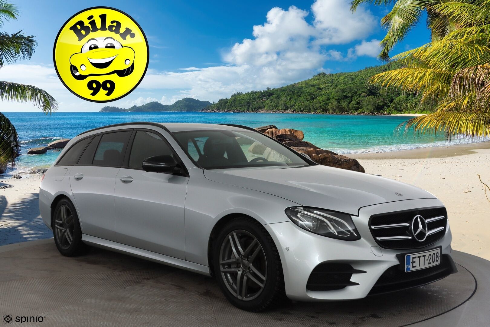 Mercedes-Benz E 2019 220 d T A Business AMG * LED-High Performance / Sportnahat / 360 Kamera / Navi / Ambient-valot / Vakkari * - Kahdet renkaat - HULLUT JOULUT KORKOTARJOUS 2,49% 