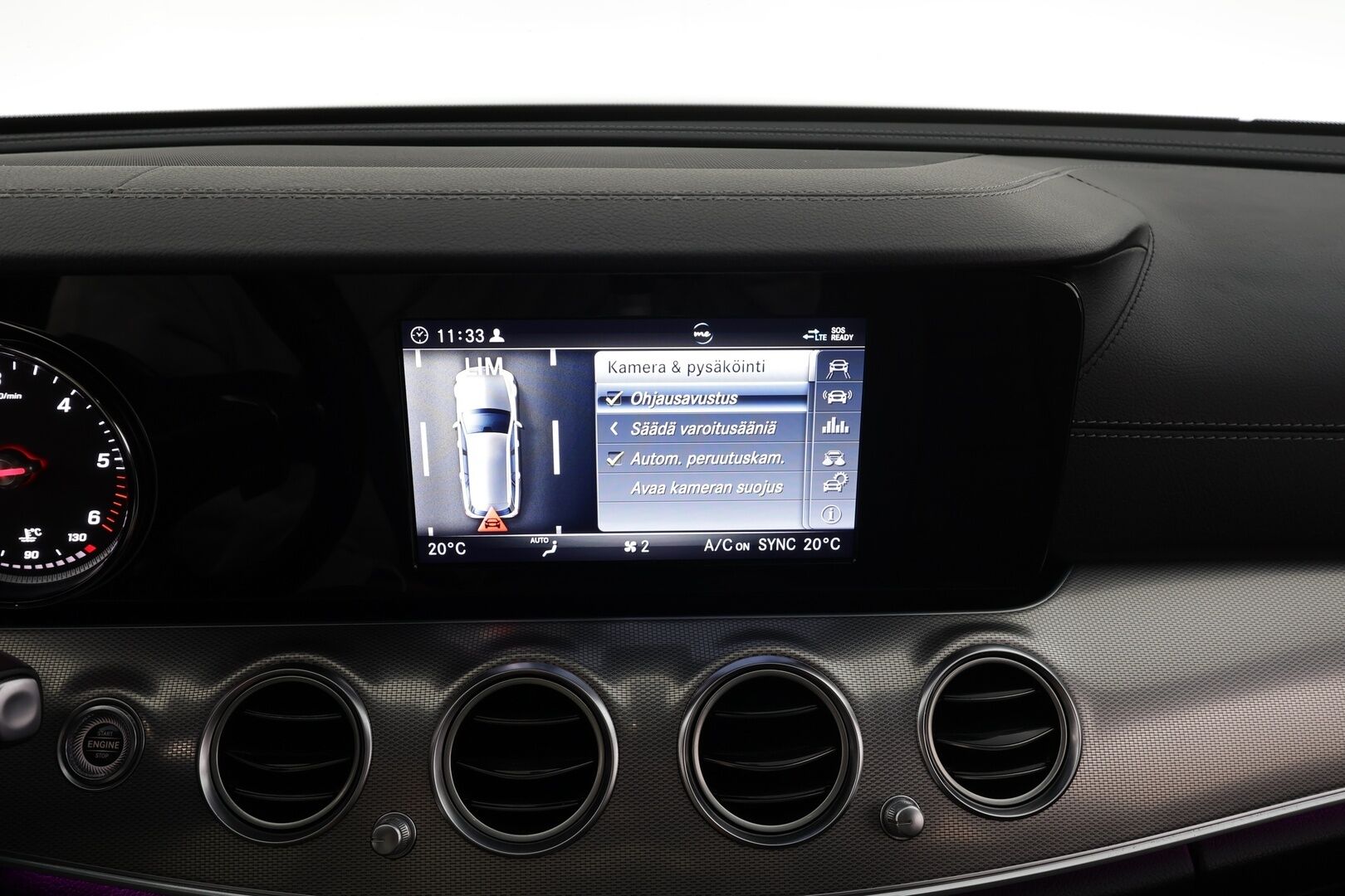 Mercedes-Benz E 2019 220 d T A Business AMG * LED-High Performance / Sportnahat / 360 Kamera / Navi / Ambient-valot / Vakkari * - Kahdet renkaat