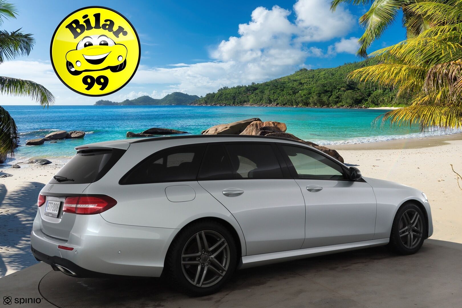 Mercedes-Benz E 2019 220 d T A Business AMG ** Upeat sporttinahat! / 360 kamera / Ambient lights / Facelift / LED-ajovalot ** - Kahdet renkaat alumiinivanteilla / Suomen halvin facelift AMG paketilla! / Night -paketti / Upea nahkasisusta!