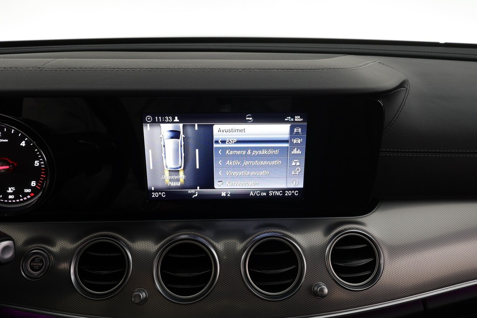 Mercedes-Benz E 2019 220 d T A Business AMG ** Upeat sporttinahat! / 360 kamera / Ambient lights / Facelift / LED-ajovalot ** - Kahdet renkaat alumiinivanteilla / Suomen halvin facelift AMG paketilla! / Night -paketti / Upea nahkasisusta! - HULLUT AVAJAISHULINAT KORKOTARJOUS 3,29 %