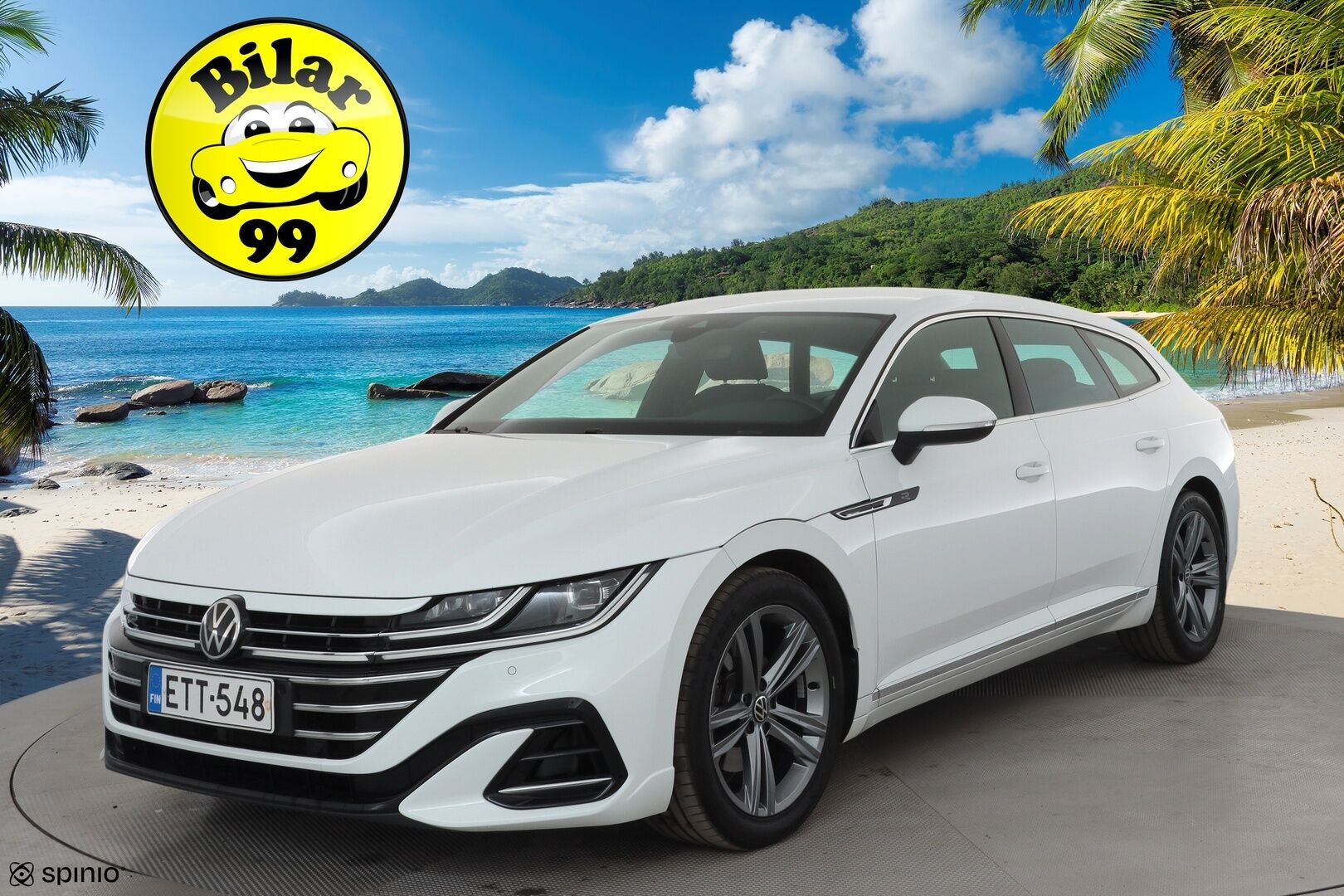 Volkswagen Arteon 2021 Shooting Brake R-Line 2,0 TDI SCR 110 kW DSG * Webasto / Koukku / ACC / Adapt.LED / P.Kamera / Navi / Keyless * - Suomi-auto / Kahdet renkaat aluvanteilla - HULLUT AVAJAISHULINAT KORKOTARJOUS 3,29 %