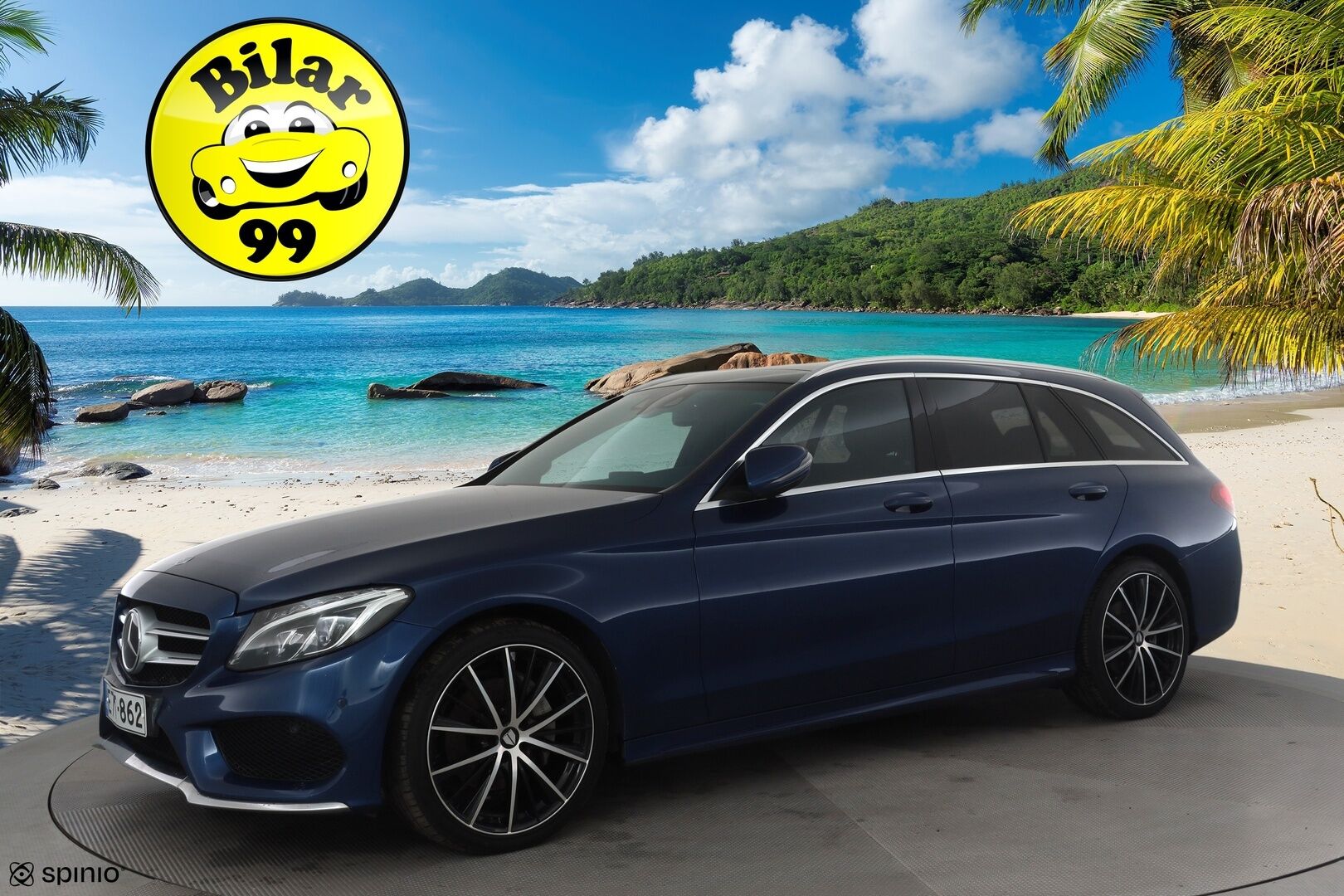 Mercedes-Benz C 2017 220 d 4Matic A Business AMG * ACC / Webasto / Burmester / Panorama / Sportpenkki Muistilla / P.Kamera / ILS-LED * - Huippuvarusteet! Hieno kokonaisuus!