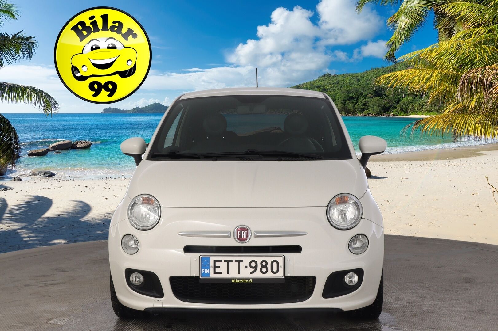 Fiat 500 2015 1,2 69hv Lounge Dualogic *Lohko sisäpistoke / Urheiluistuimet* - 2x alut / Musta sisäkatto