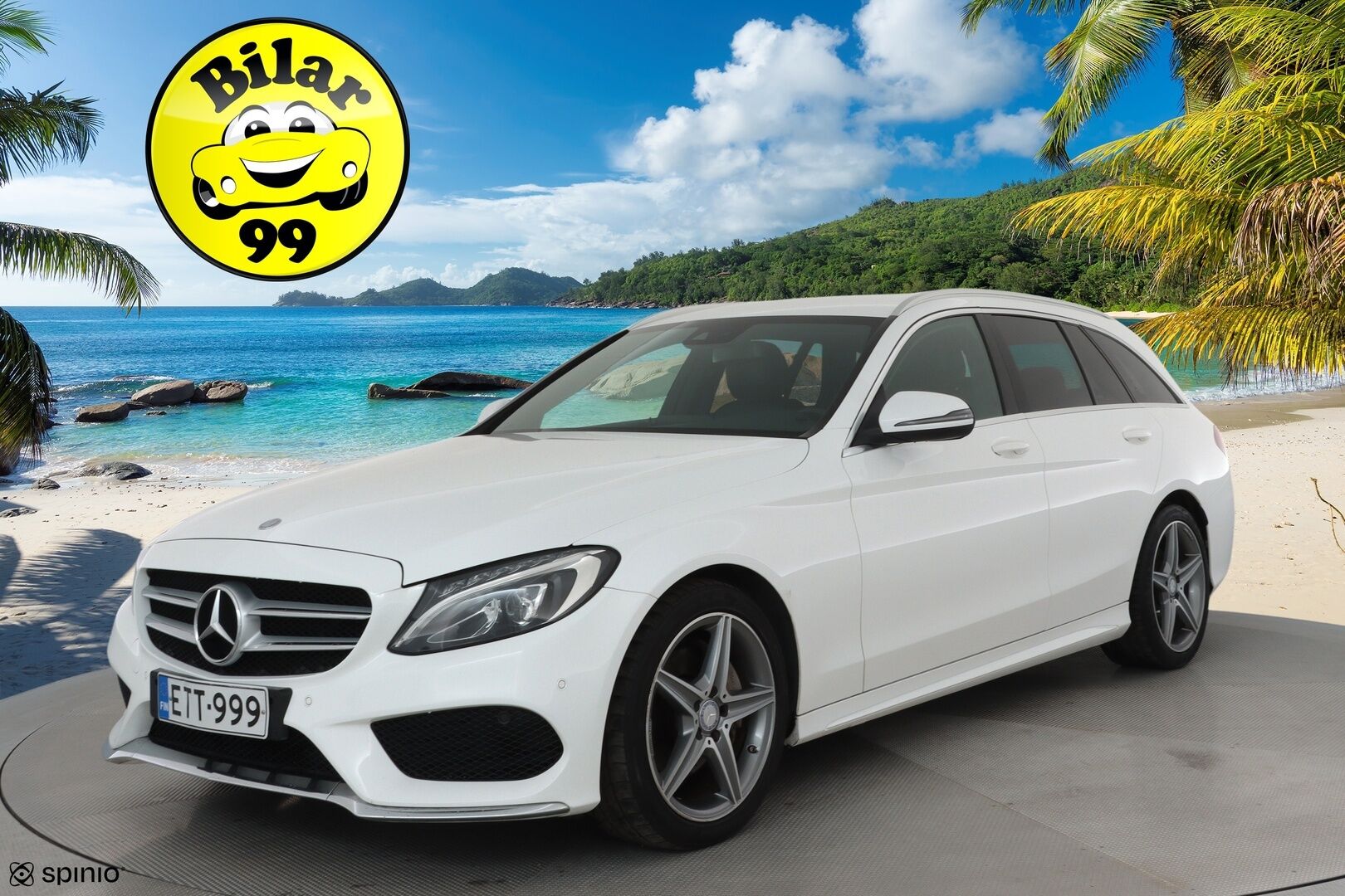 Mercedes-Benz C 2016 220d T A Premium Business AMG **LED-High Performance / P.Kamera / Vakkari / Katveavustin / Sporttinahat** - Kahdet Renkaat