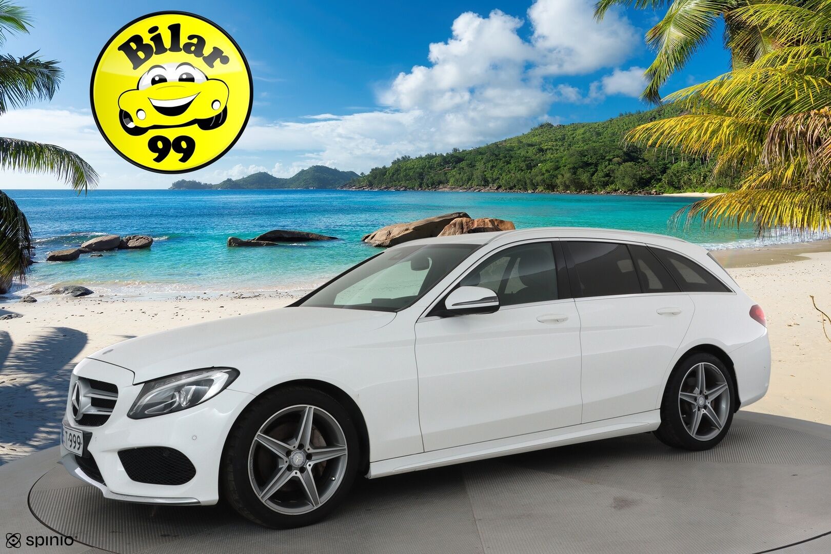 Mercedes-Benz C 2016 220d T A Premium Business AMG **LED-High Performance / P.Kamera / Vakkari / Katveavustin / Sporttinahat** - Kahdet Renkaat