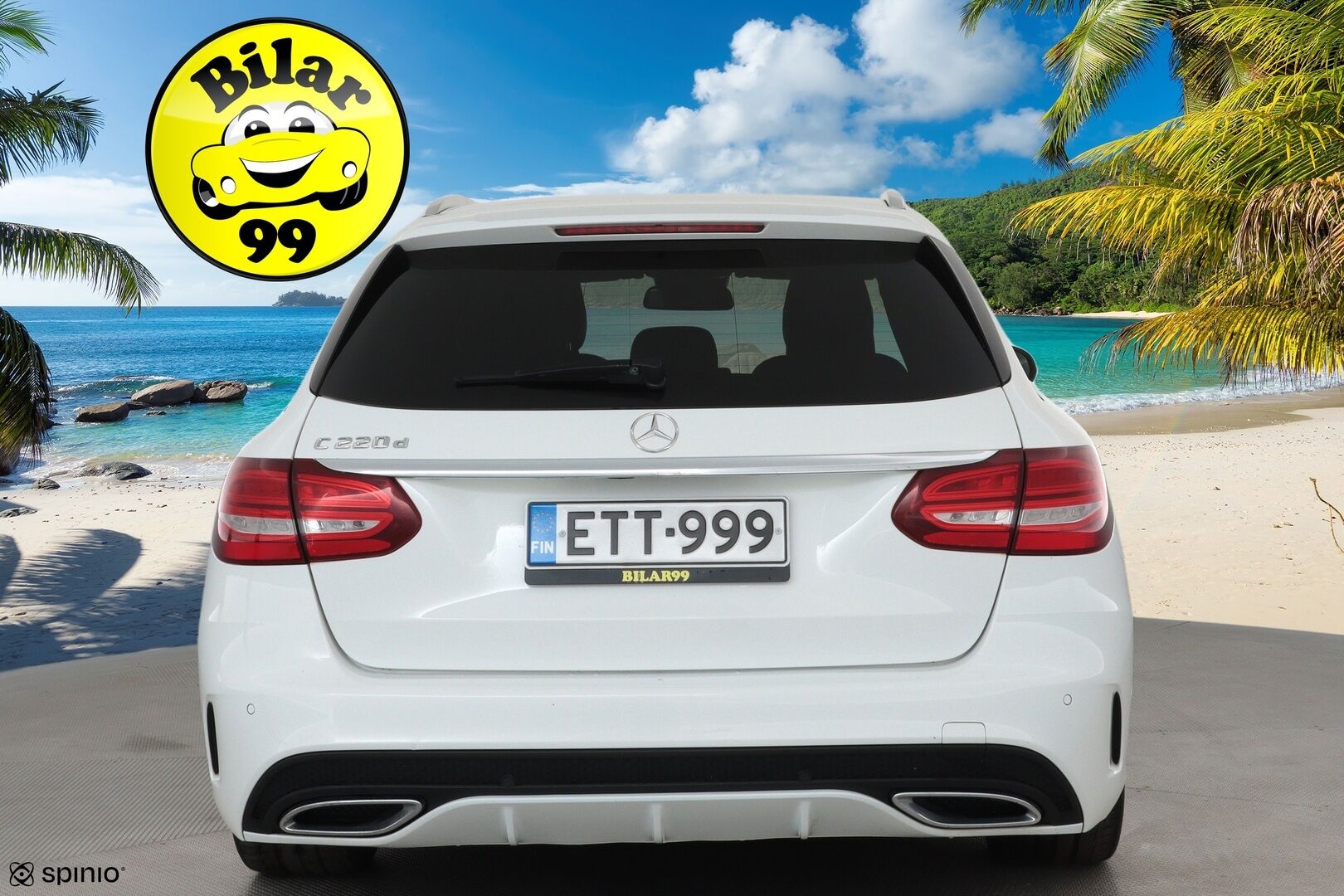 Mercedes-Benz C 2016 220d T A Premium Business AMG **LED-High Performance / P.Kamera / Vakkari / Katveavustin / Sporttinahat** - Kahdet Renkaat