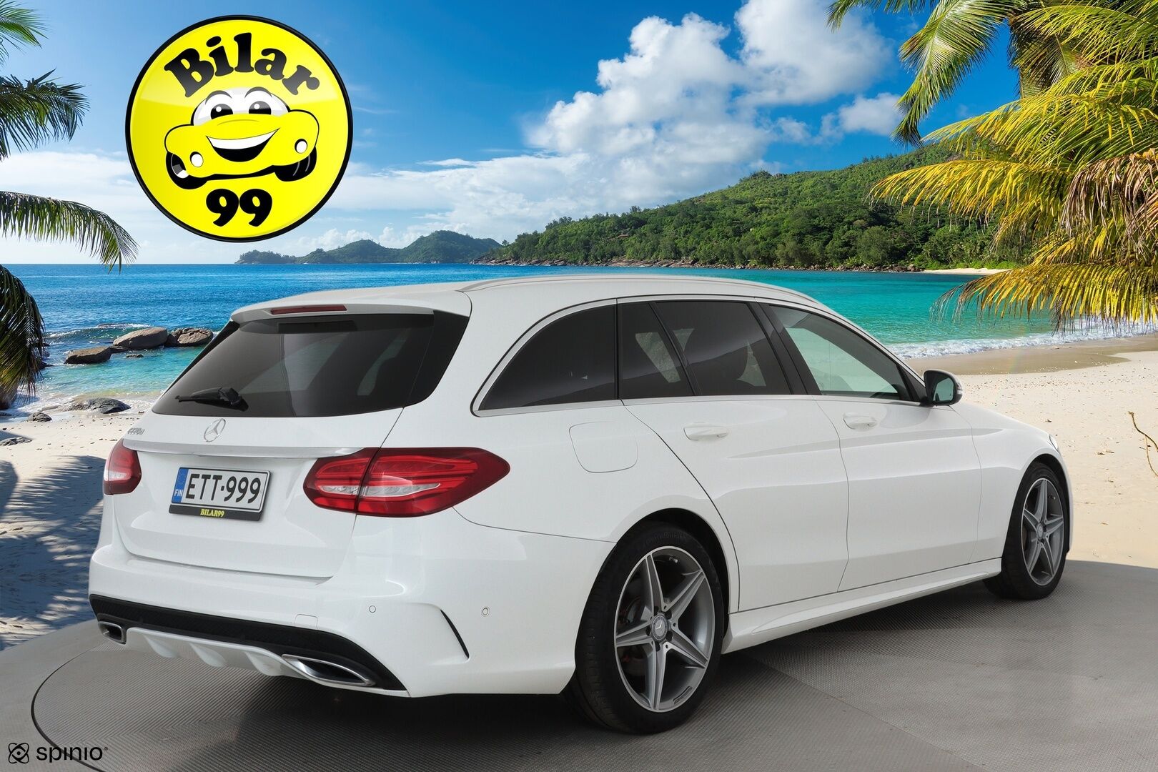 Mercedes-Benz C 2016 220d T A Premium Business AMG **LED-High Performance / P.Kamera / Vakkari / Katveavustin / Sporttinahat** - Kahdet Renkaat