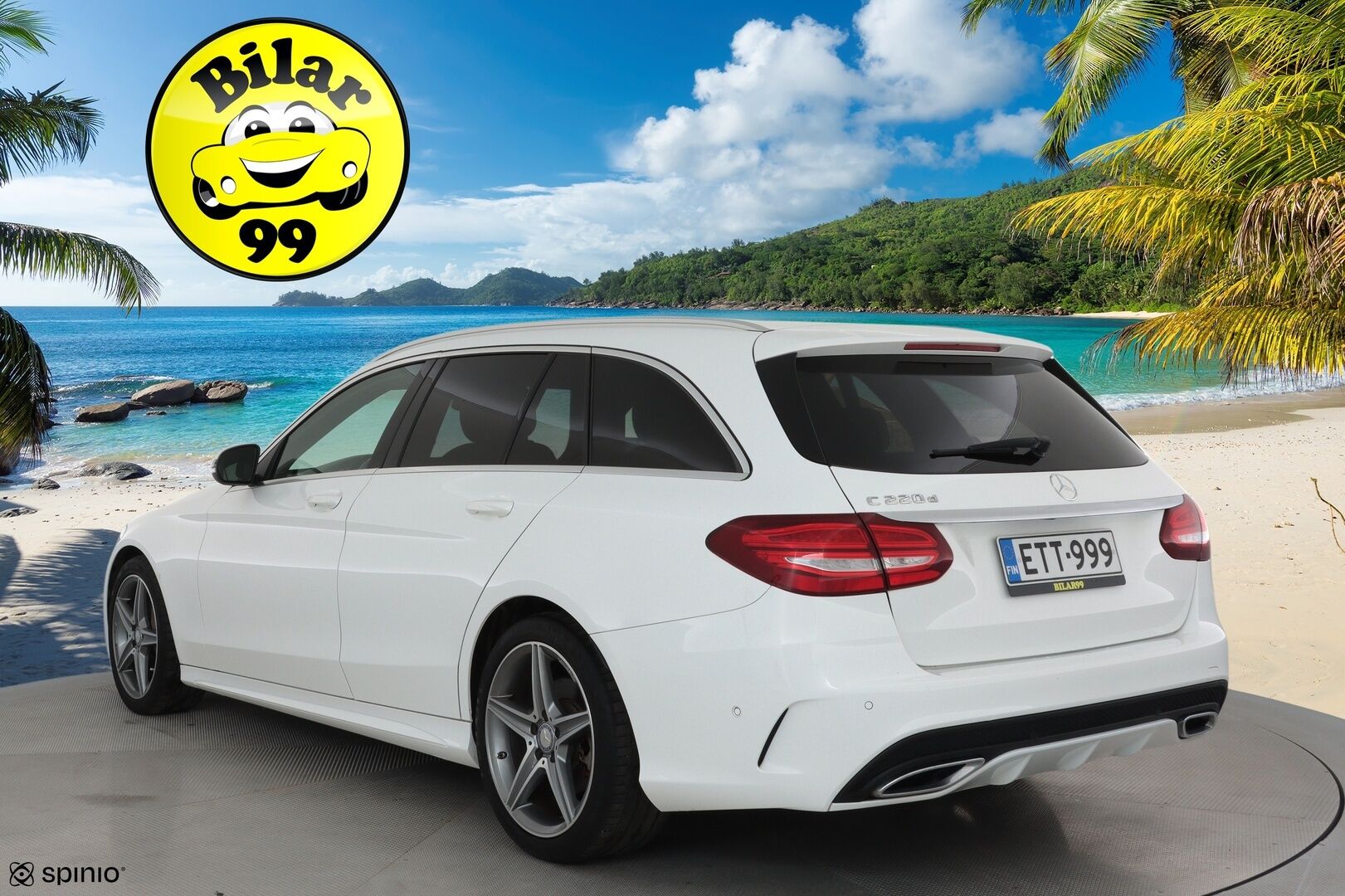 Mercedes-Benz C 2016 220d T A Premium Business AMG **LED-High Performance / P.Kamera / Vakkari / Katveavustin / Sporttinahat** - Kahdet Renkaat
