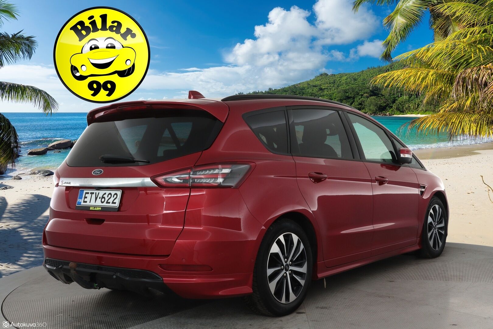 Ford S-Max 2022 2.5 Hybrid (HEV) 190hv aut ST-Line 7-paik **1-om. Suomi-auto / Facelift / Adapt.vakkari / P.kamera / Muistipenkki / Koukku**