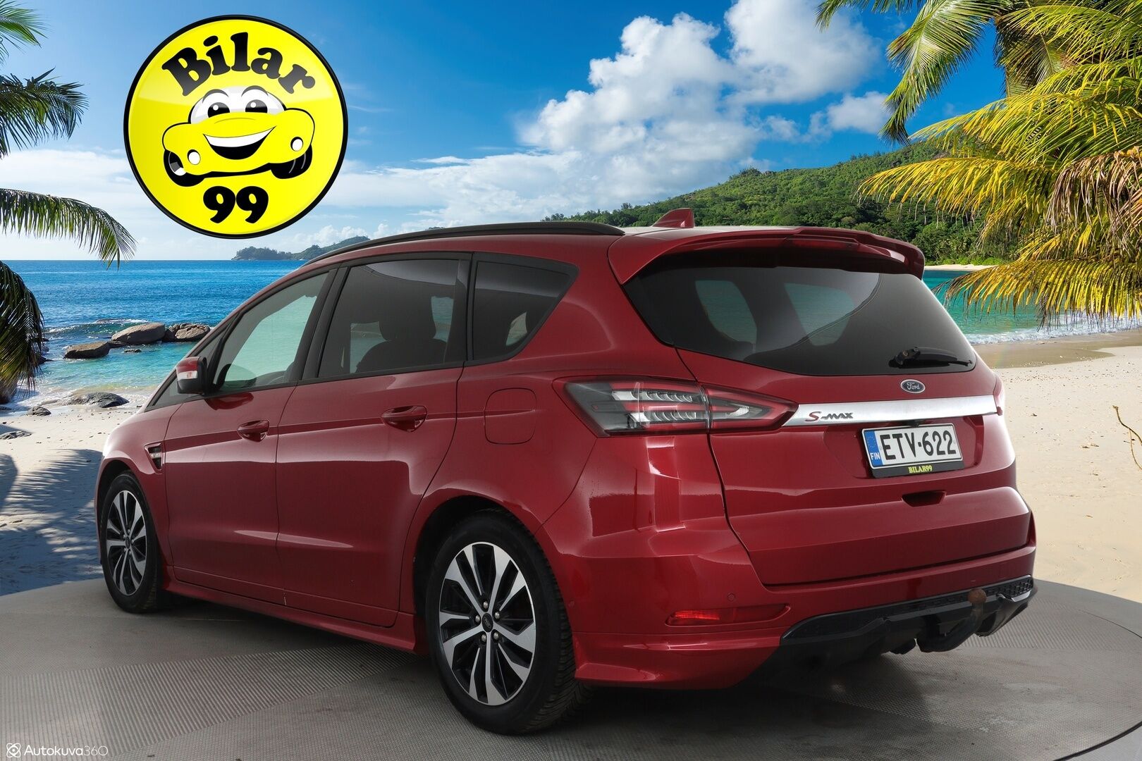 Ford S-Max 2022 2.5 Hybrid (HEV) 190hv aut ST-Line 7-paik **1-om. Suomi-auto / Facelift / Adapt.vakkari / P.kamera / Muistipenkki / Koukku**