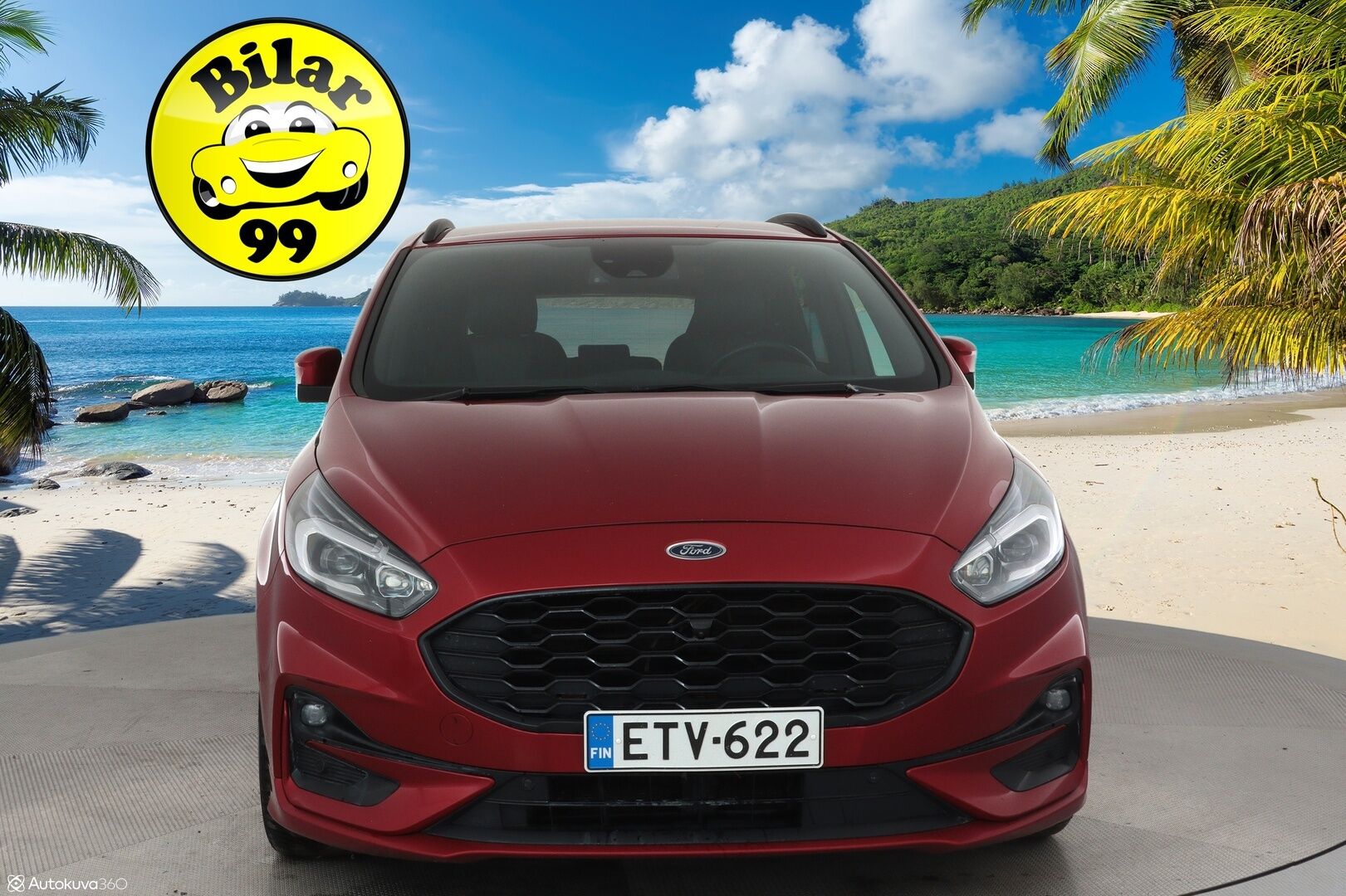 Ford S-Max 2022 2.5 Hybrid (HEV) 190hv aut ST-Line 7-paik **1-om. Suomi-auto / Facelift / Adapt.vakkari / P.kamera / Muistipenkki / Koukku**