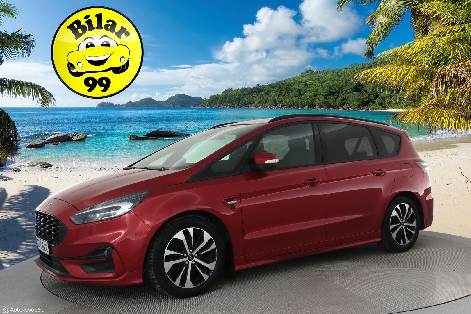Ford S-Max 2022 2.5 Hybrid (HEV) 190hv aut ST-Line 7-paik **1-om. Suomi-auto / Facelift / Adapt.vakkari / P.kamera / Muistipenkki / Koukku**