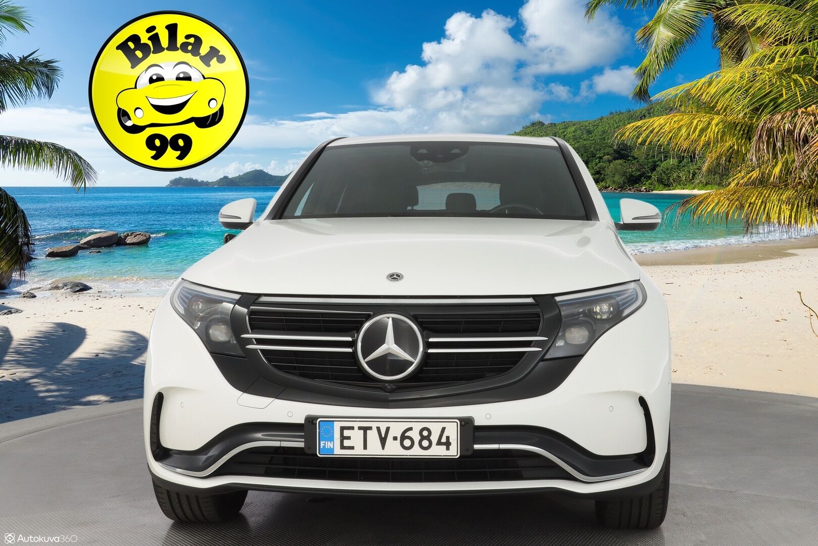 Mercedes-Benz EQC 2022 400 4MATIC Business AMG  *Distronic+ / Widescreen / Navi / Koukku / Keyless / Ambient / Blis / Muistipenkit - 3,99 % KORKOTARJOUS TÄHÄN AUTOON - 31.5. ASTI! - Suomi-auto / Kahdet vanteet renkaineen / Kaikki huollot tehty Veholla!