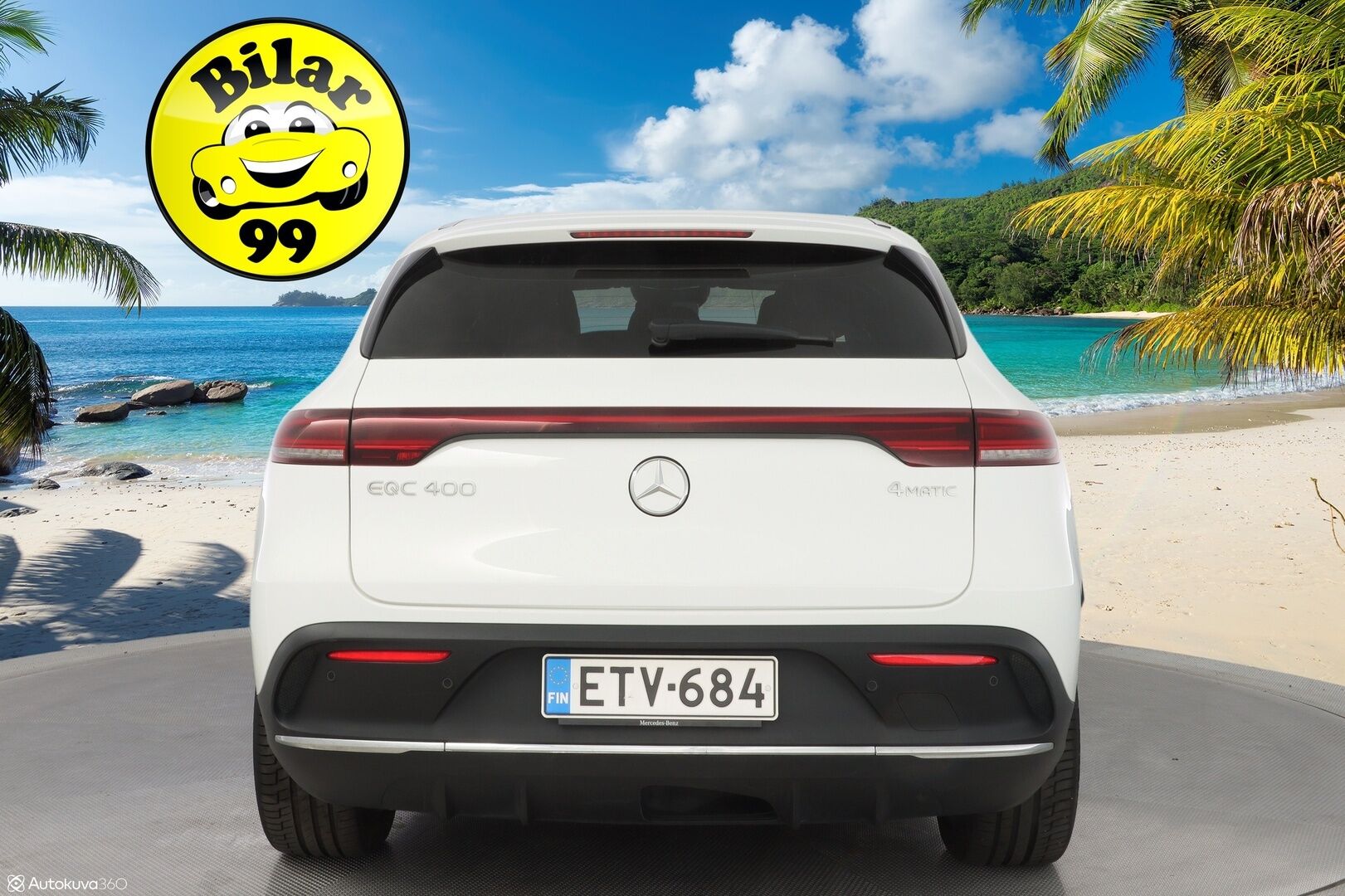 Mercedes-Benz EQC 2022 400 4MATIC Business AMG  *Distronic+ / Widescreen / Navi / Koukku / Keyless / Ambient / Blis / Muistipenkit - 3,99 % KORKOTARJOUS TÄHÄN AUTOON - 31.5. ASTI! - Suomi-auto / Kahdet vanteet renkaineen / Kaikki huollot tehty Veholla!