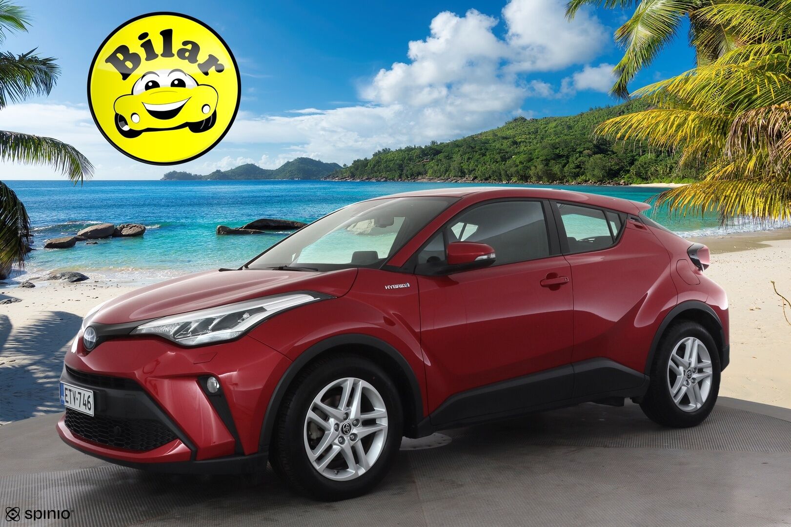 Toyota C-HR 2022 1,8 Hybrid Active Edition - | ACC | Navi | P.kamera | Lohkolämmitin | Lane Assist | Keyless | Apple & Android | LED | Aut. pitkät | 1-om suomiauto | Merkkihuollot | 