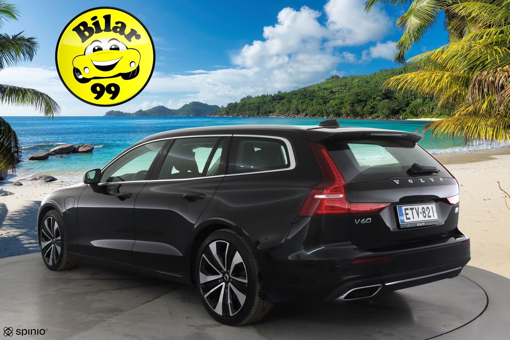 Volvo V60 2022 T6 TwE AWD Business Inscription Edition aut * ACC / Webasto / Koukku / Muistipenkki / Full LED / Nahat / Keyless / P.Kamera * - 1.Om Suomi-auto / Kahdet renkaat aluvanteilla / Merkkihuollettu - HULLUT AVAJAISHULINAT KORKOTARJOUS 3,29 %