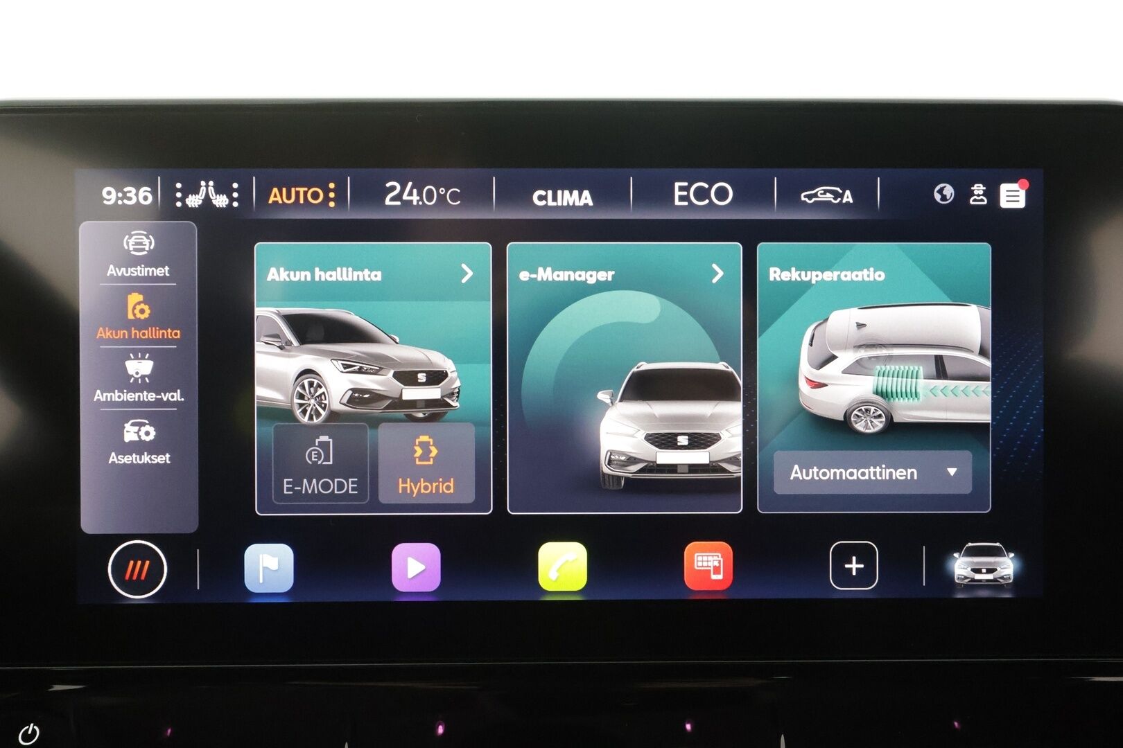 Seat Leon Sportstourer 2022 1,4 PHEV 204 eHybrid Xcellence DSG - | ACC | Koukku | P.Kamera | LED | Keyless | Apple&Android |                       1.Om Suomi-auto | Puolinahat | ALV | Ratinlämmitin |